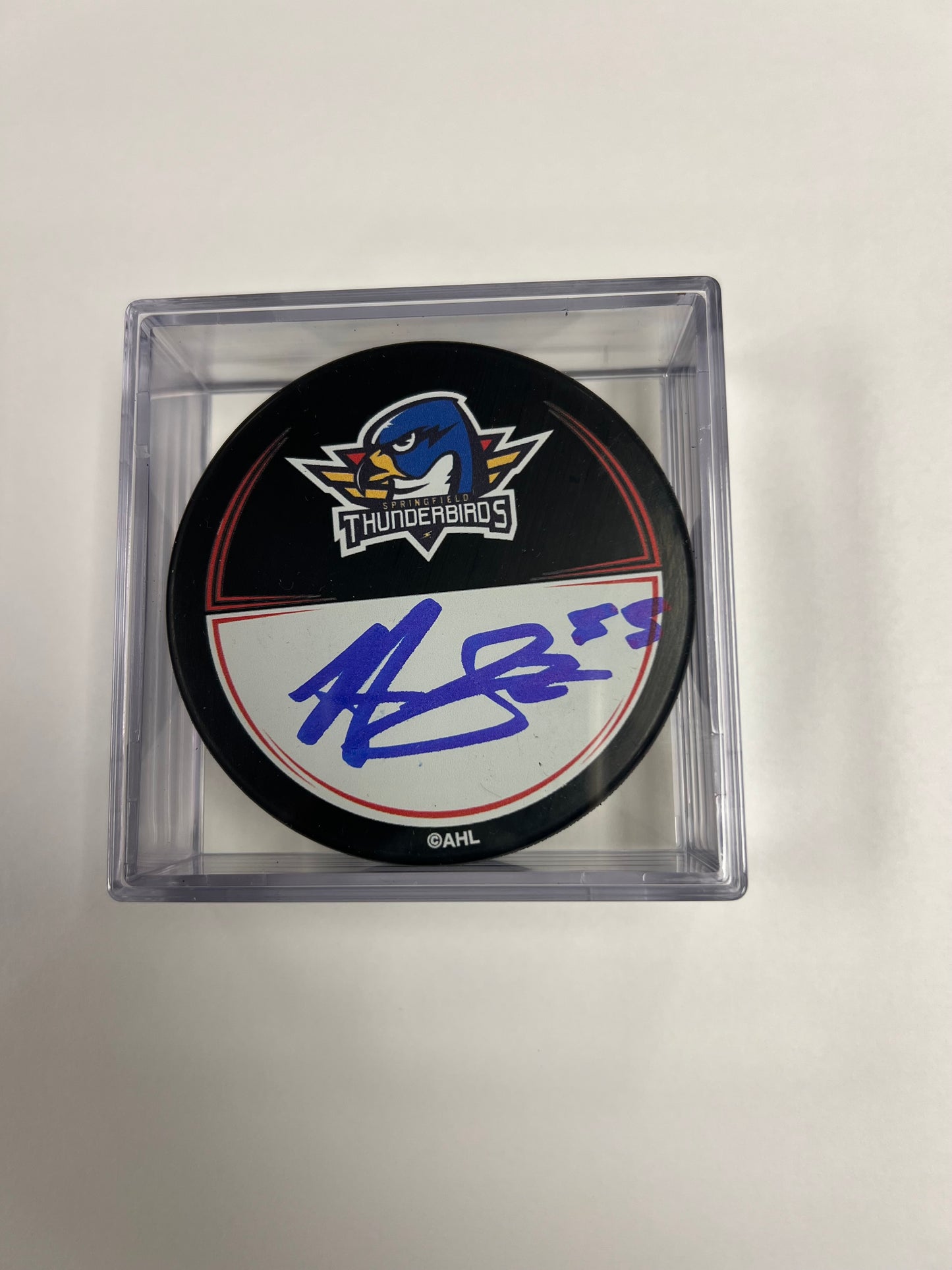 Signed Puck in Cube - #55 Hunter Skinner