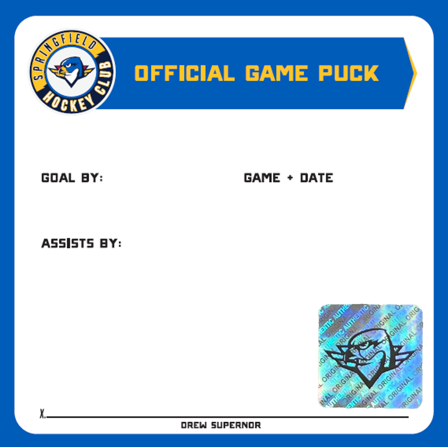 T-Birds Goal Pucks - 10/25/25 vs Hartford