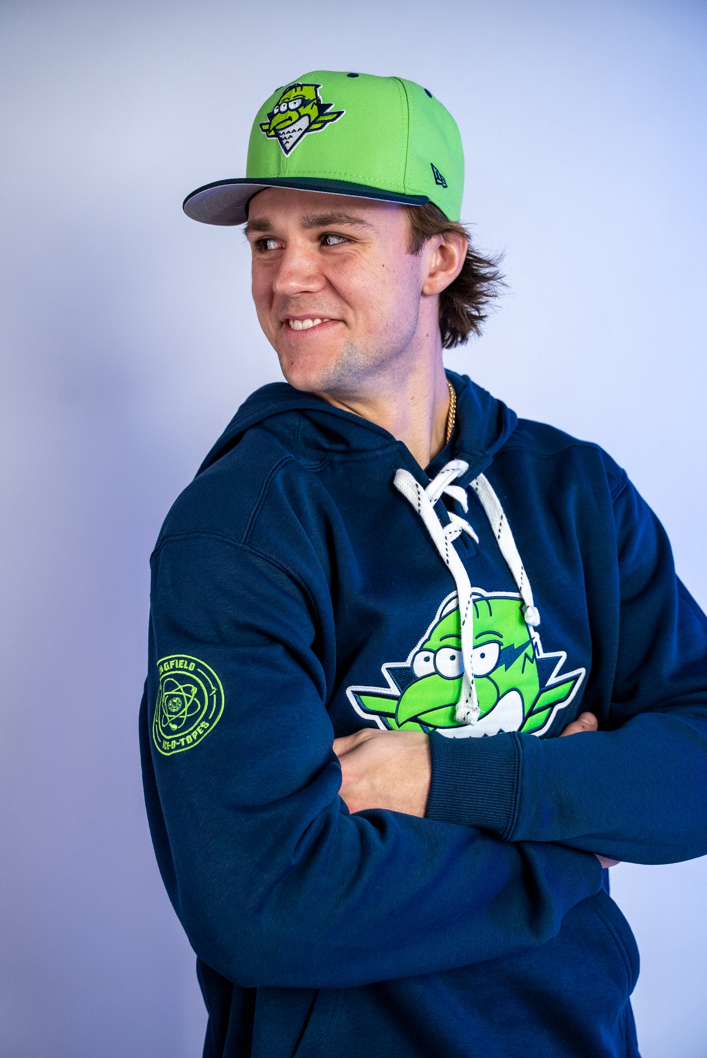 3-Eyed Boomer Neon Laced Hoodie