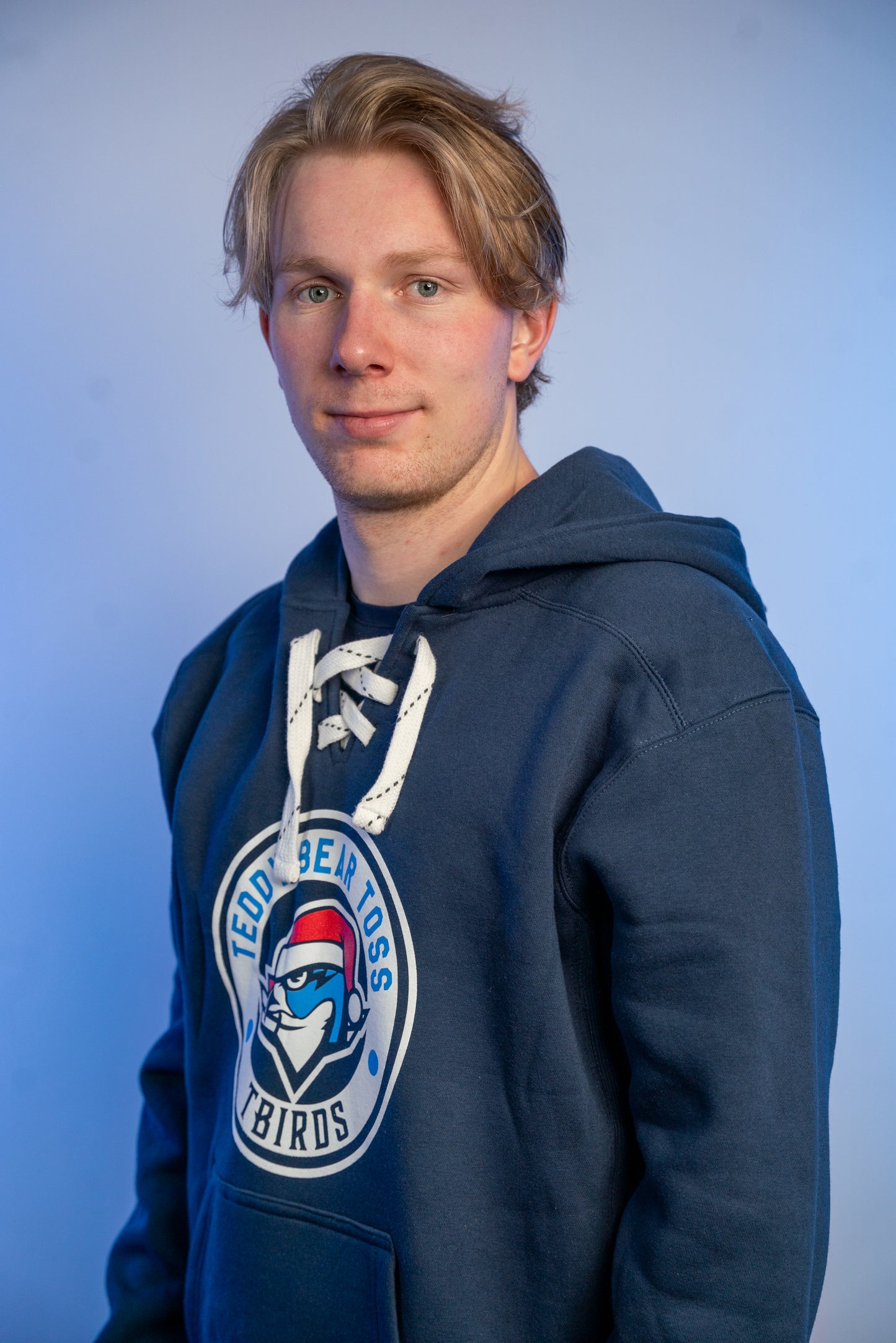 Teddy Bear Toss/Santa Boomer Laced Hooded - Navy