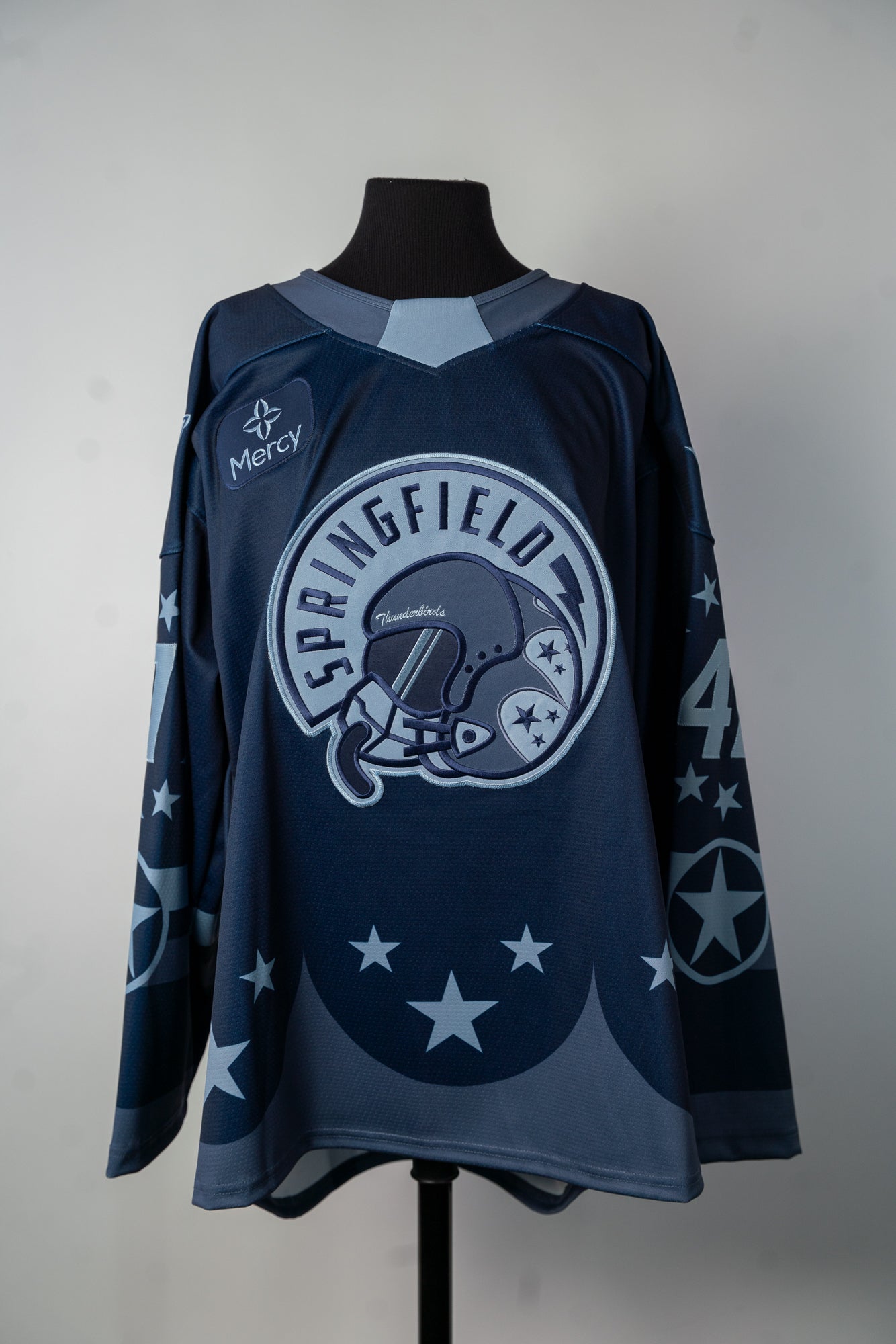 2024-25 Military Night Jersey - #47 Colin Theisen - Game Issued - Size 56 - Set 1/1