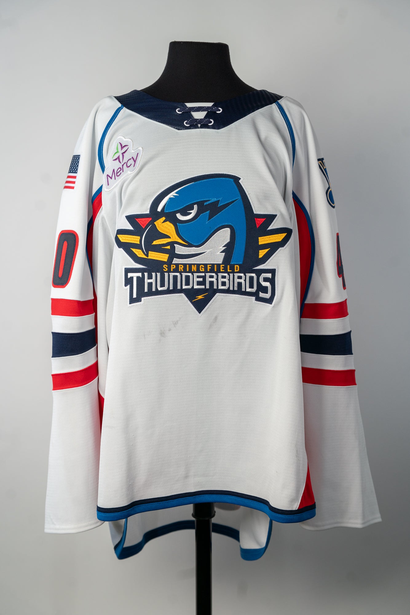 2024-25 White Jersey - #40 Will Cranley - Game Worn & Signed - Size 60G - Set 1/1