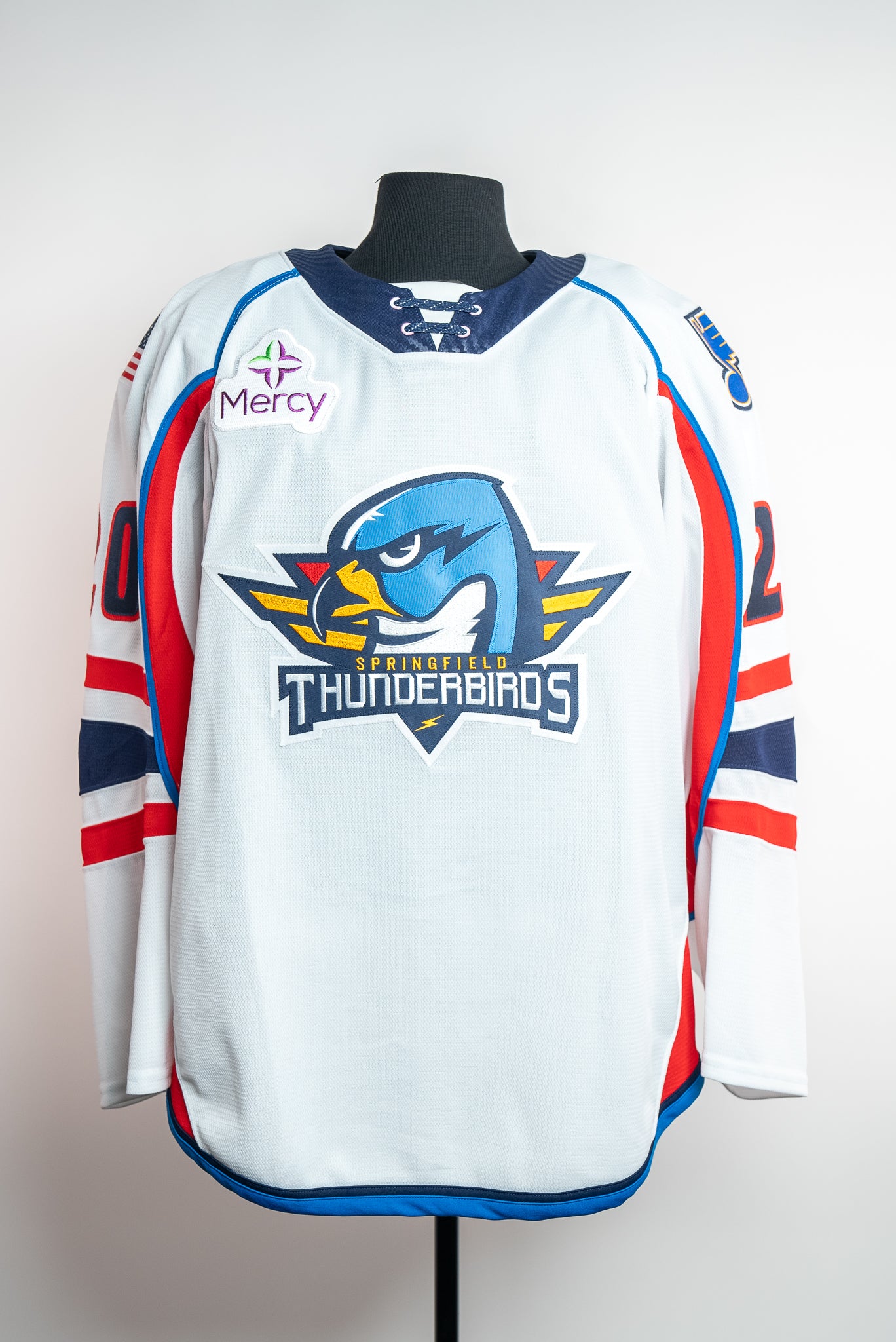 2023-24 White Jersey - #20 Steven Jandric - Game Worn - Size 56