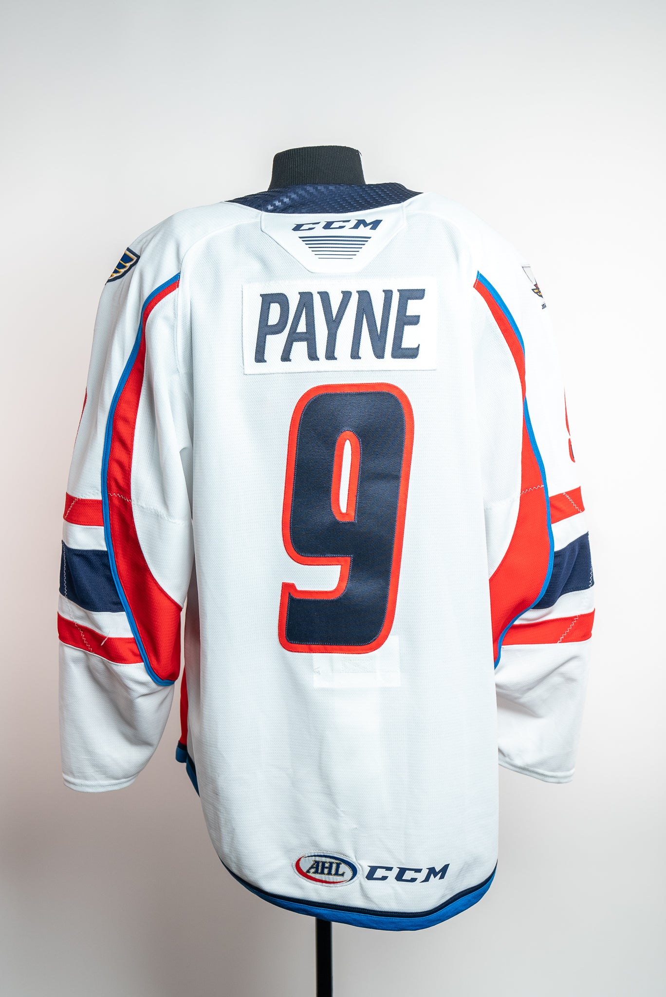 2021-22 White Jersey - #9 Robbie Payne - Game Worn - Size 56