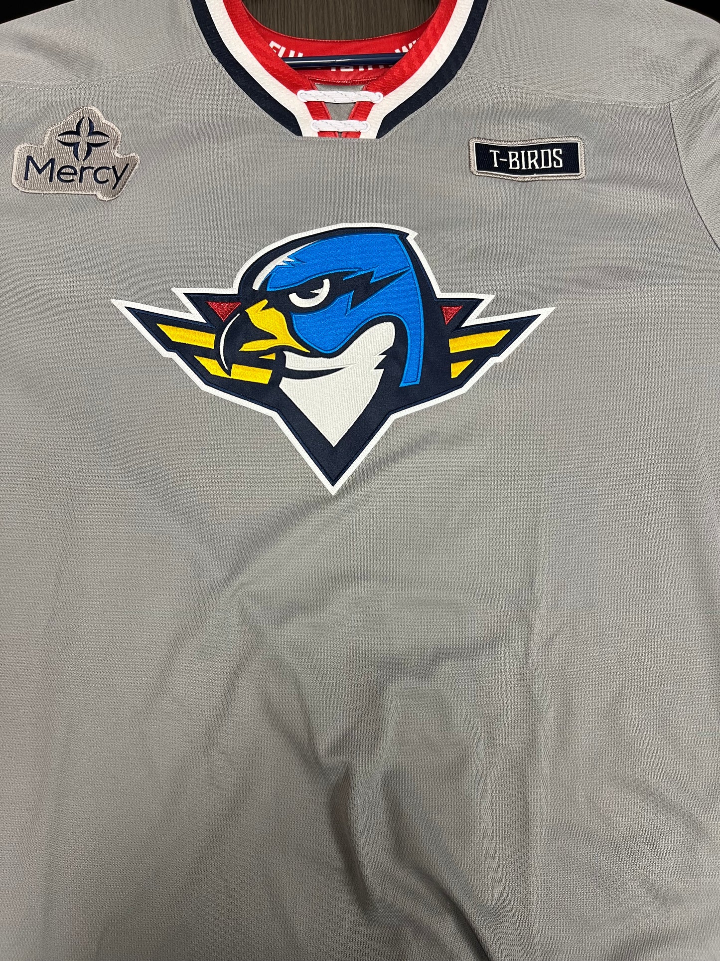 2025-26 Grey 3rd Authentic Jersey - #7 Leo Loof - Game Issued - Size 56 - Set 2/3