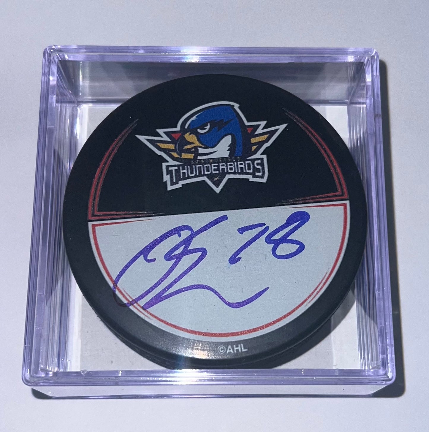Signed Puck in Cube - #28 Otto Stenberg