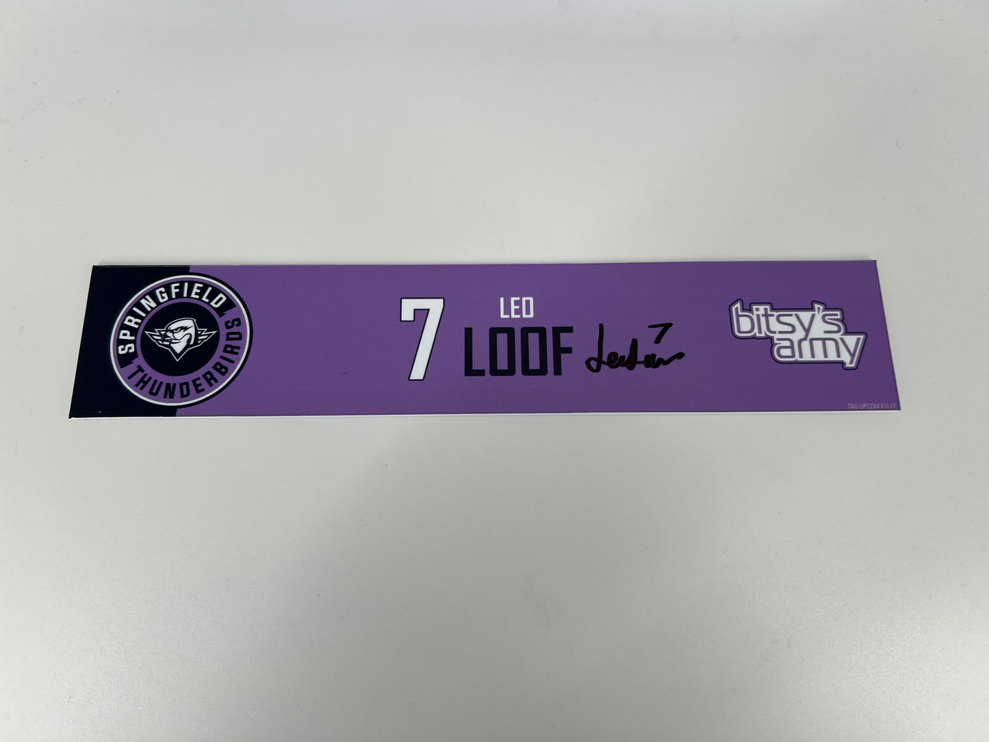 2024-25 Hockey Fights Cancer Locker Nameplates