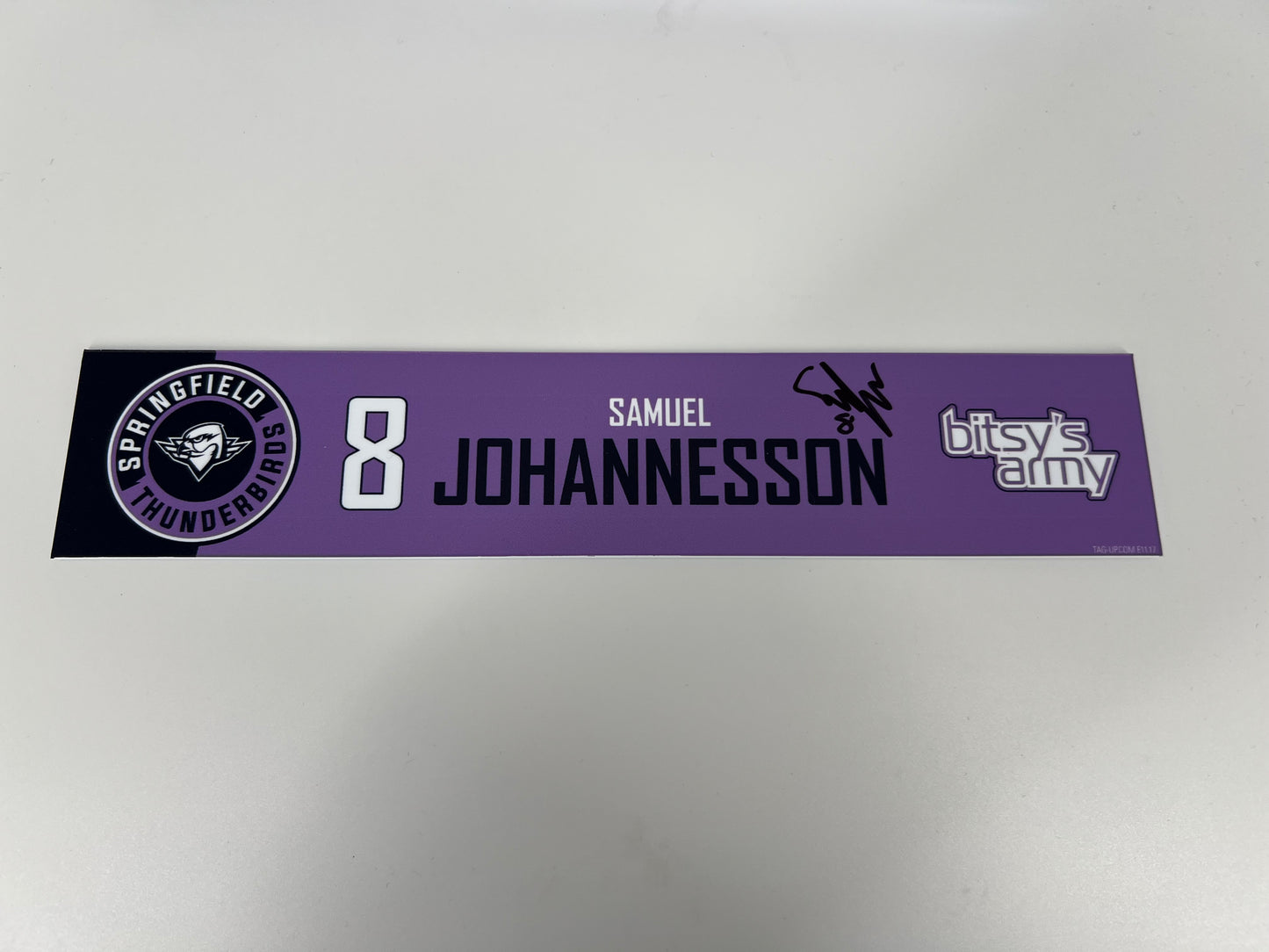 2024-25 Hockey Fights Cancer Locker Nameplates