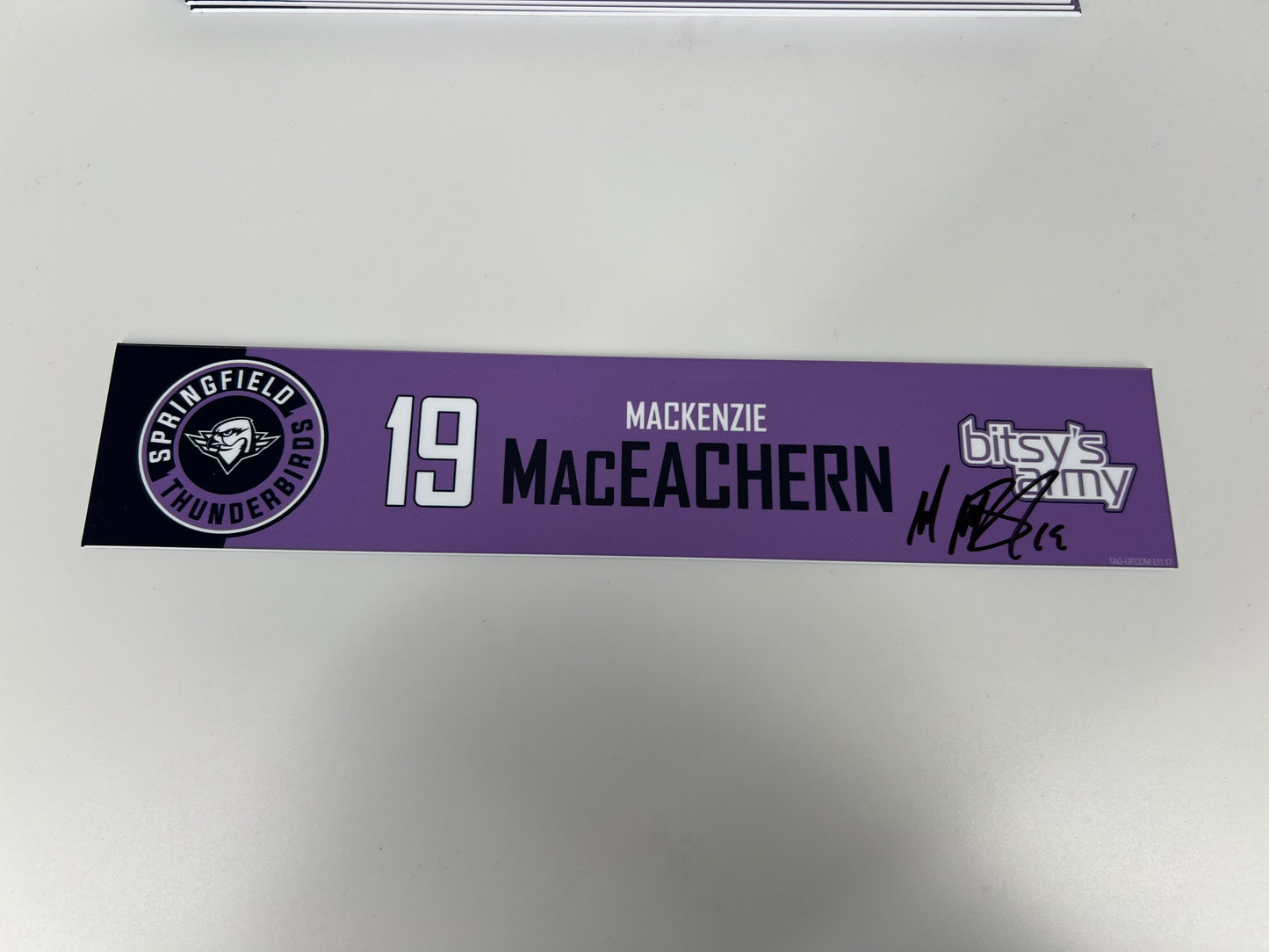 2024-25 Hockey Fights Cancer Locker Nameplates