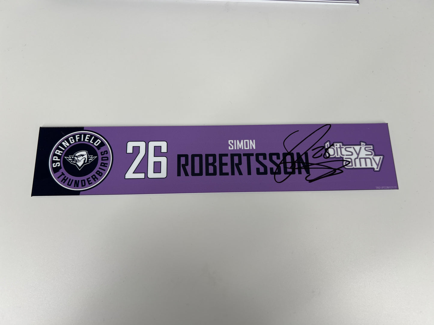 2024-25 Hockey Fights Cancer Locker Nameplates