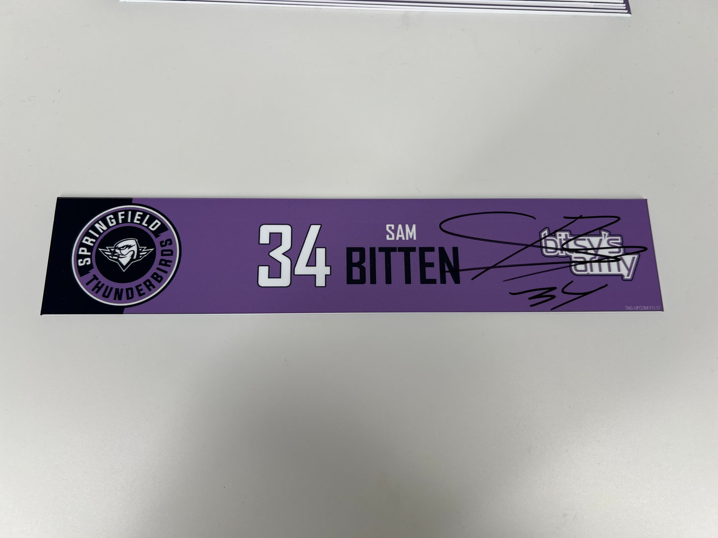 2024-25 Hockey Fights Cancer Locker Nameplates