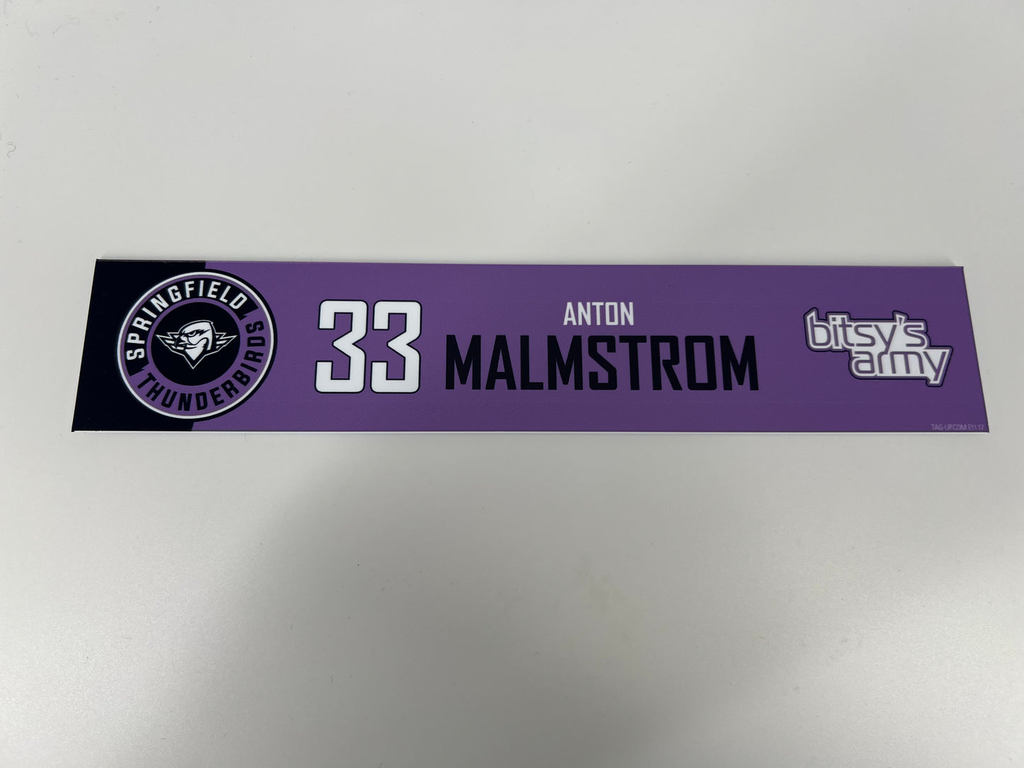 2024-25 Hockey Fights Cancer Locker Nameplates