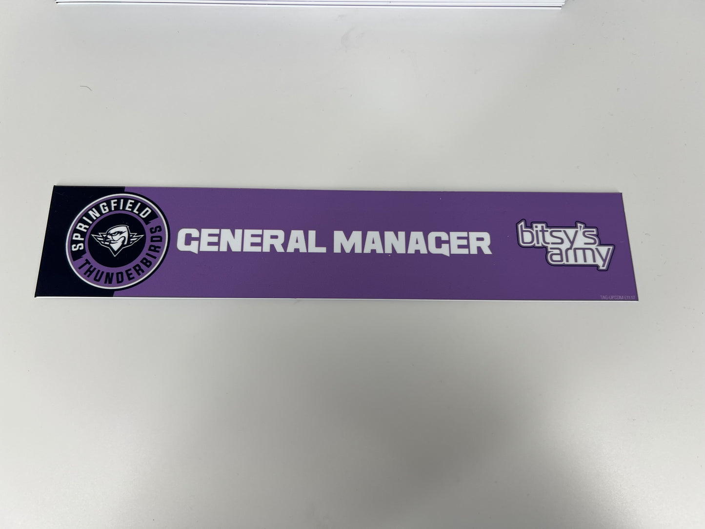 2024-25 Hockey Fights Cancer Locker Nameplates