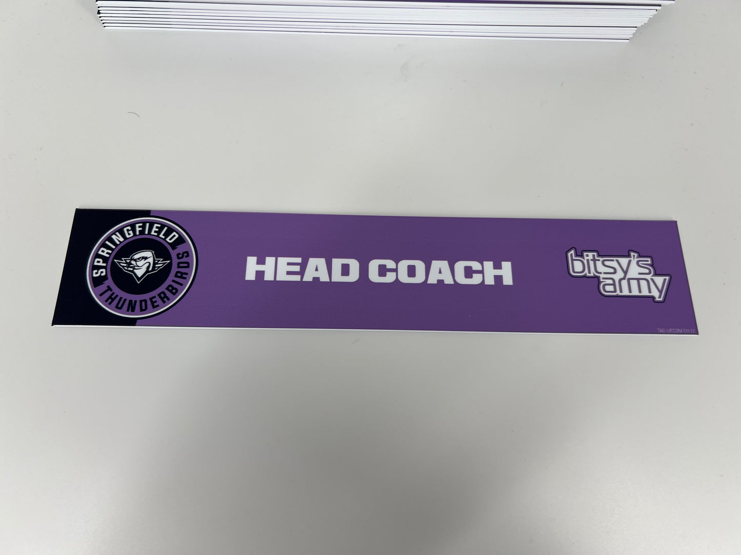 2024-25 Hockey Fights Cancer Locker Nameplates