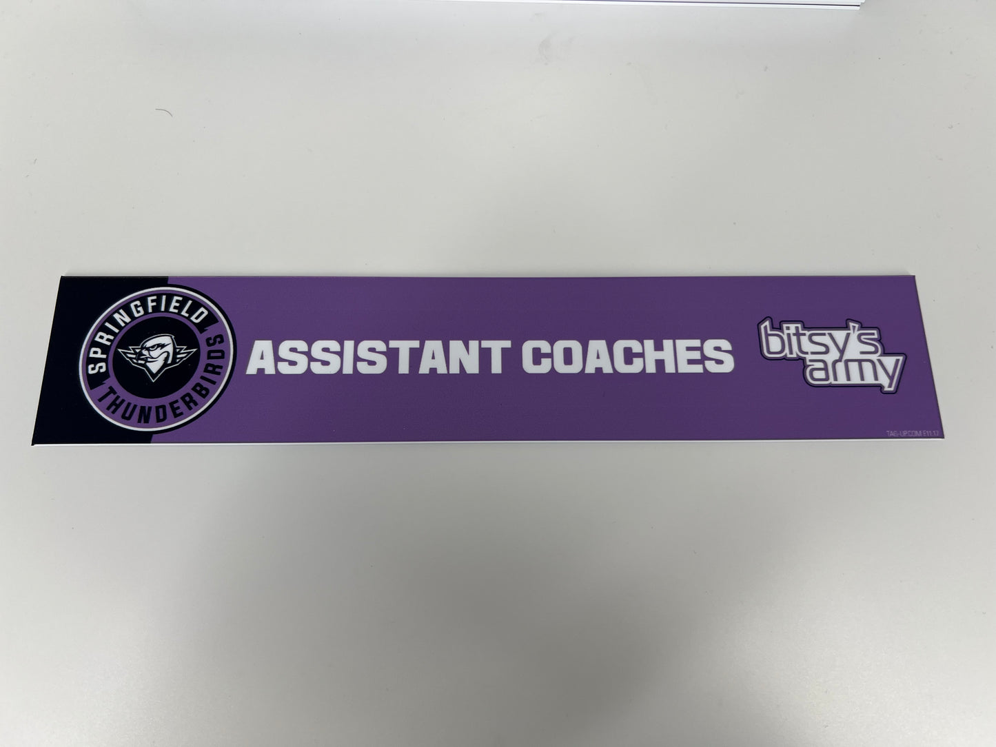 2024-25 Hockey Fights Cancer Locker Nameplates