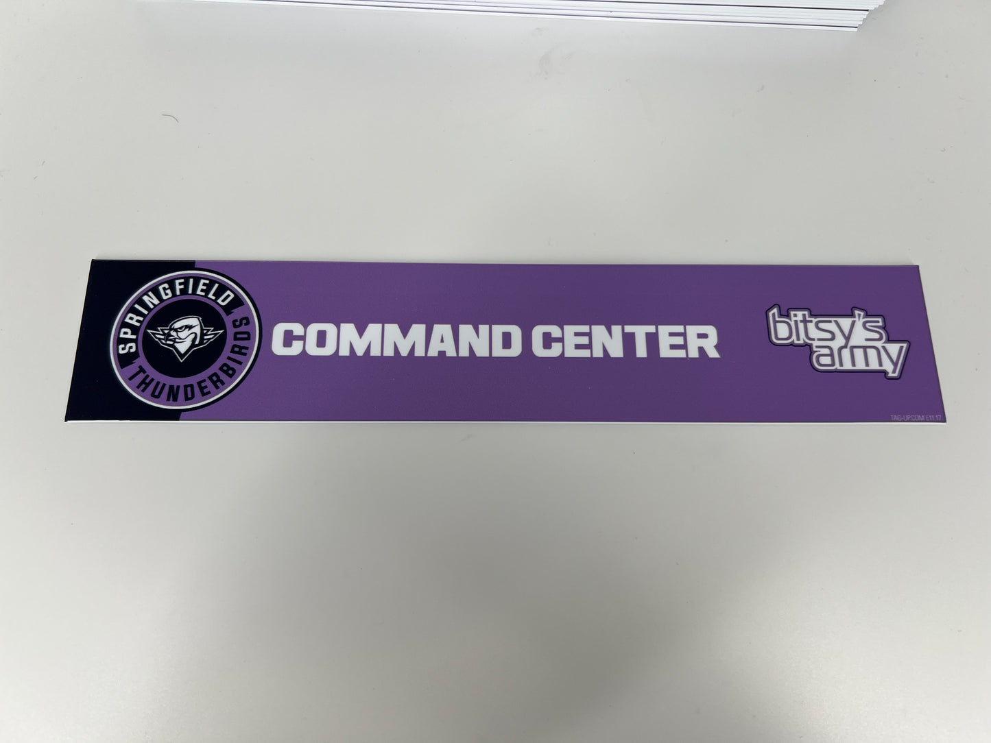 2024-25 Hockey Fights Cancer Locker Nameplates