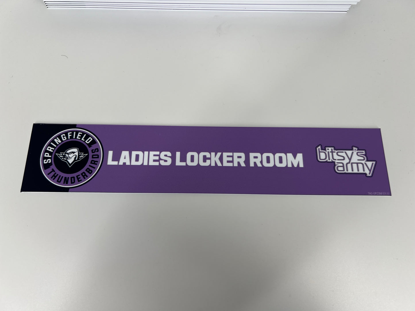 2024-25 Hockey Fights Cancer Locker Nameplates