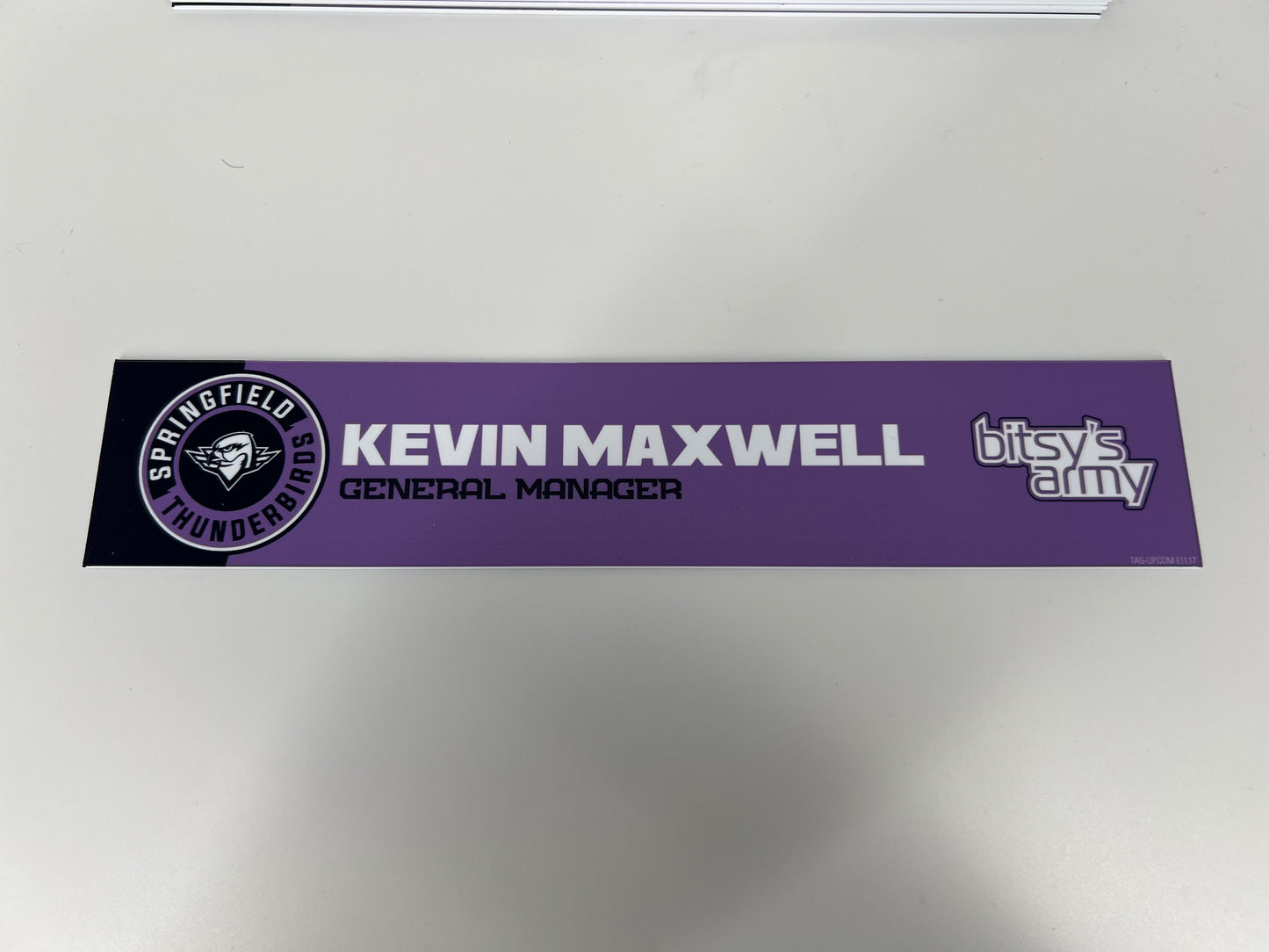2024-25 Hockey Fights Cancer Locker Nameplates