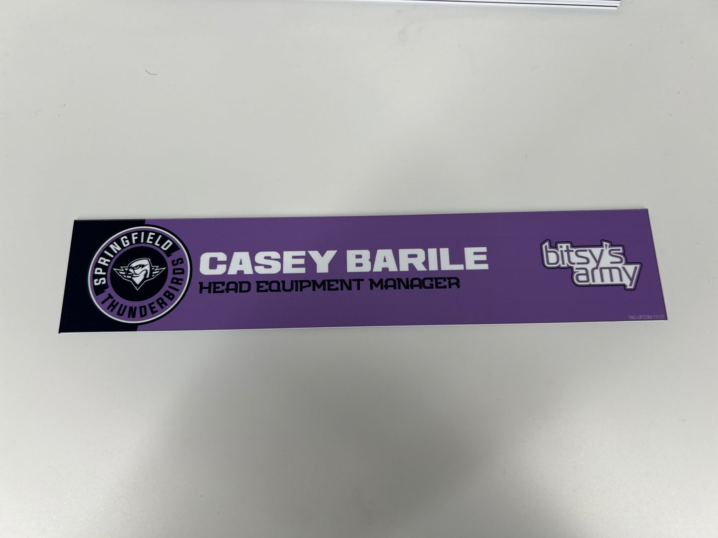 2024-25 Hockey Fights Cancer Locker Nameplates
