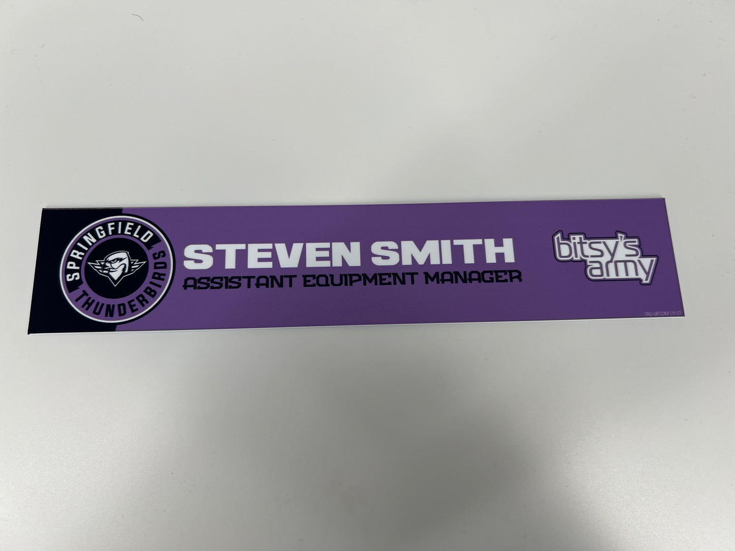 2024-25 Hockey Fights Cancer Locker Nameplates