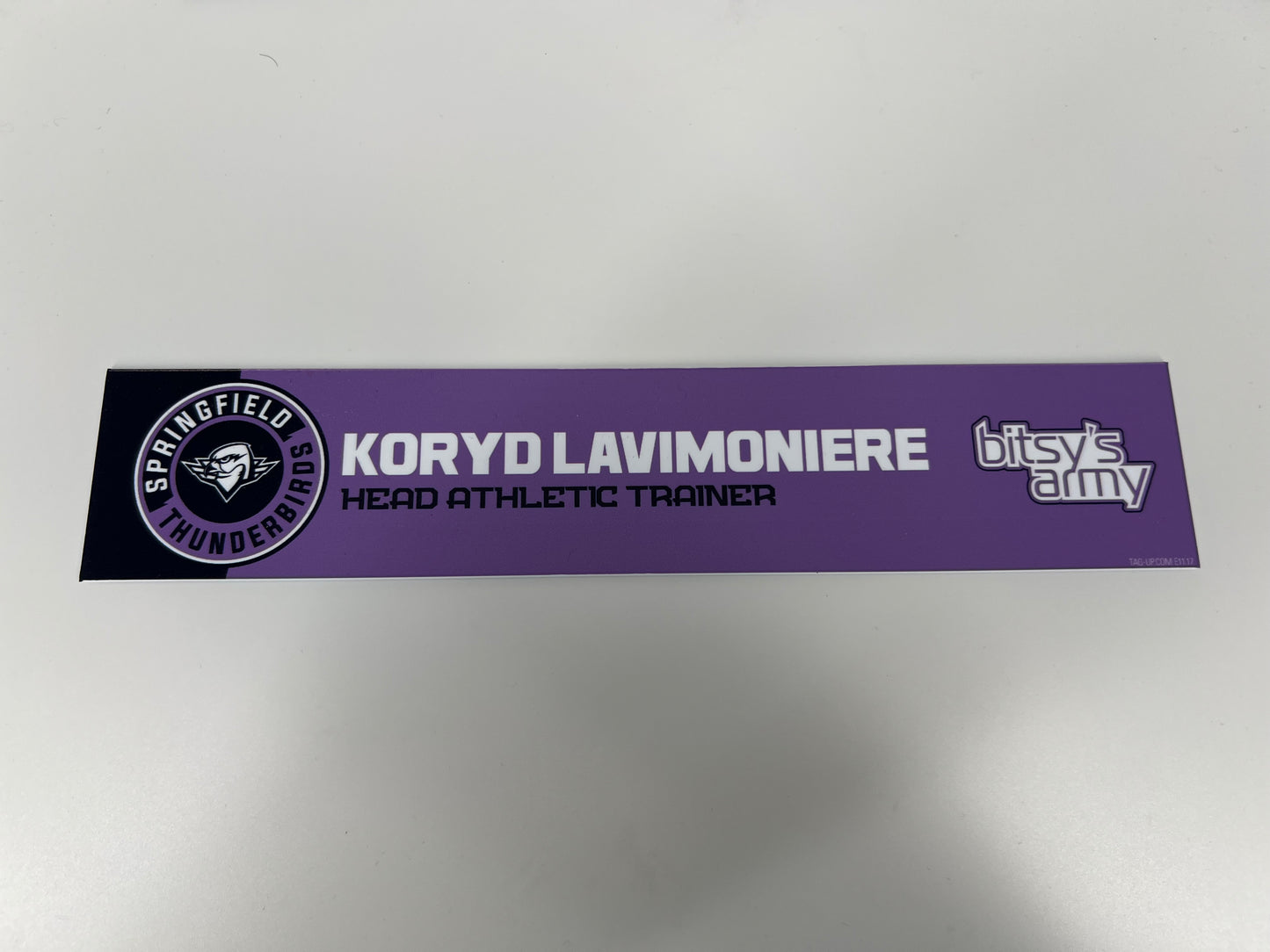 2024-25 Hockey Fights Cancer Locker Nameplates