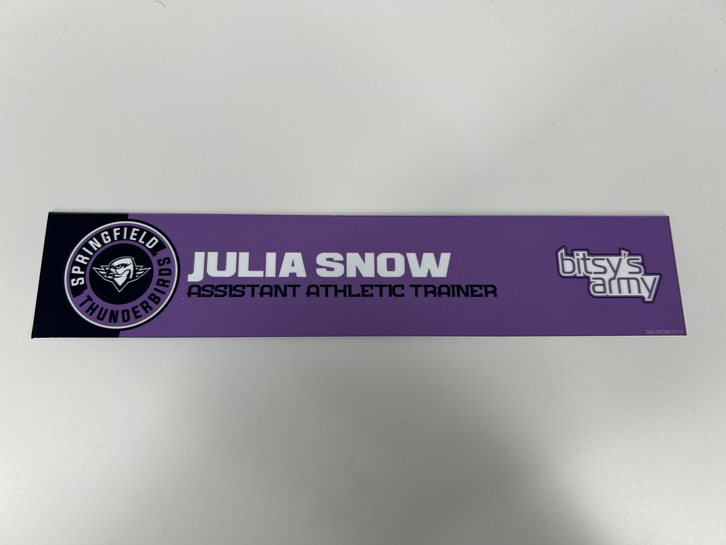 2024-25 Hockey Fights Cancer Locker Nameplates