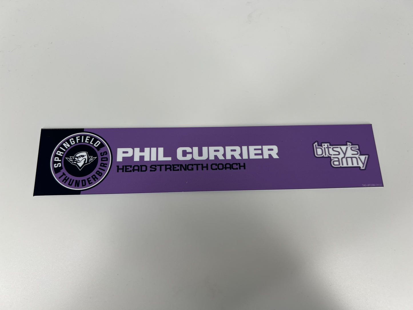2024-25 Hockey Fights Cancer Locker Nameplates