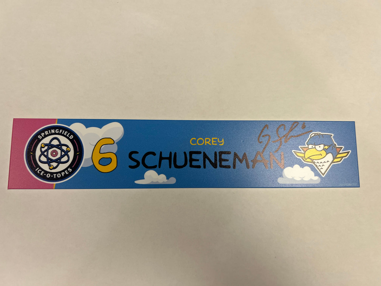 2024-25 Ice-O-Topes Locker Nameplate