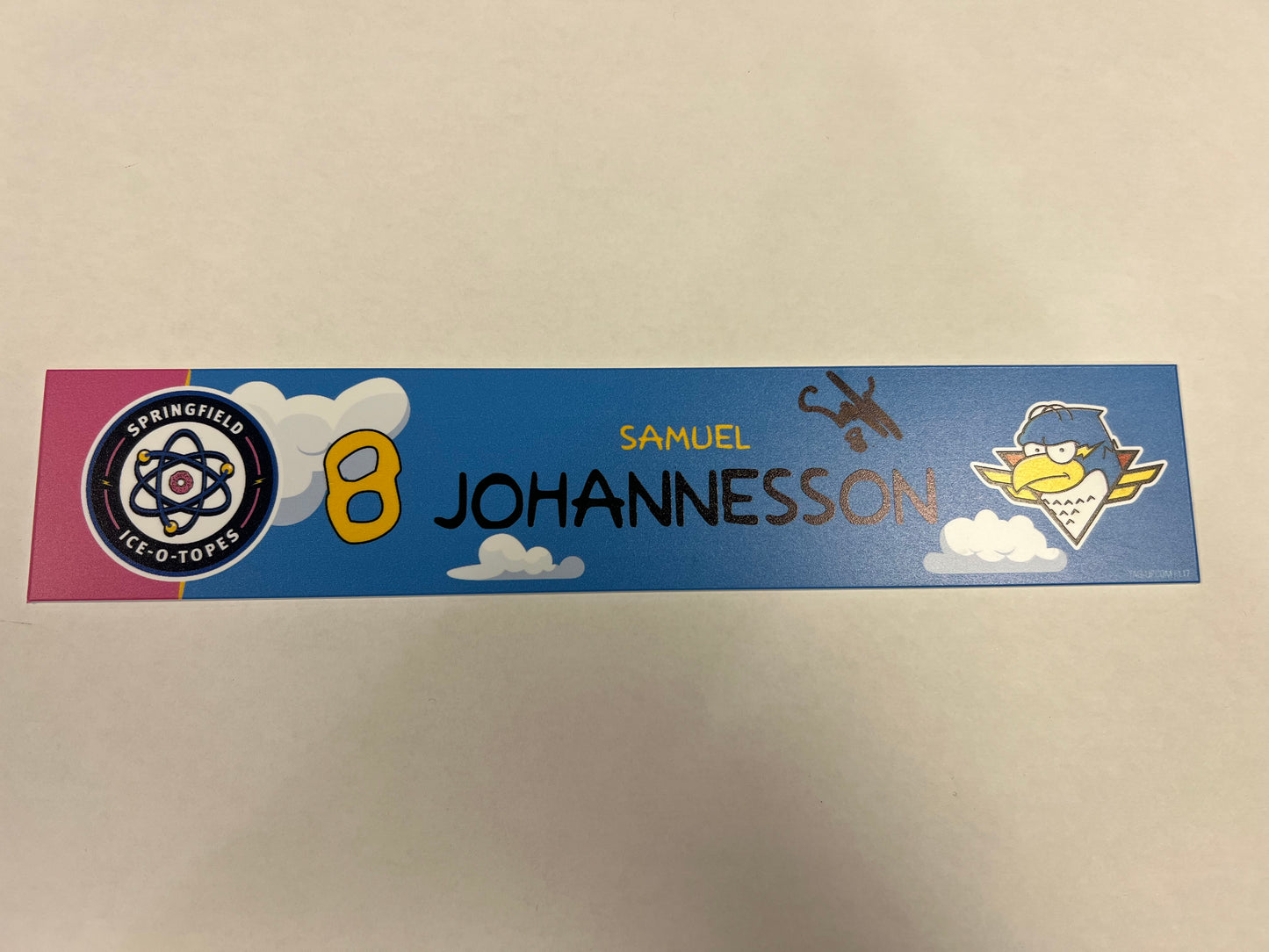 2024-25 Ice-O-Topes Locker Nameplate