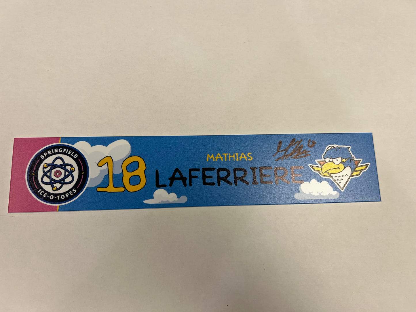 2024-25 Ice-O-Topes Locker Nameplate