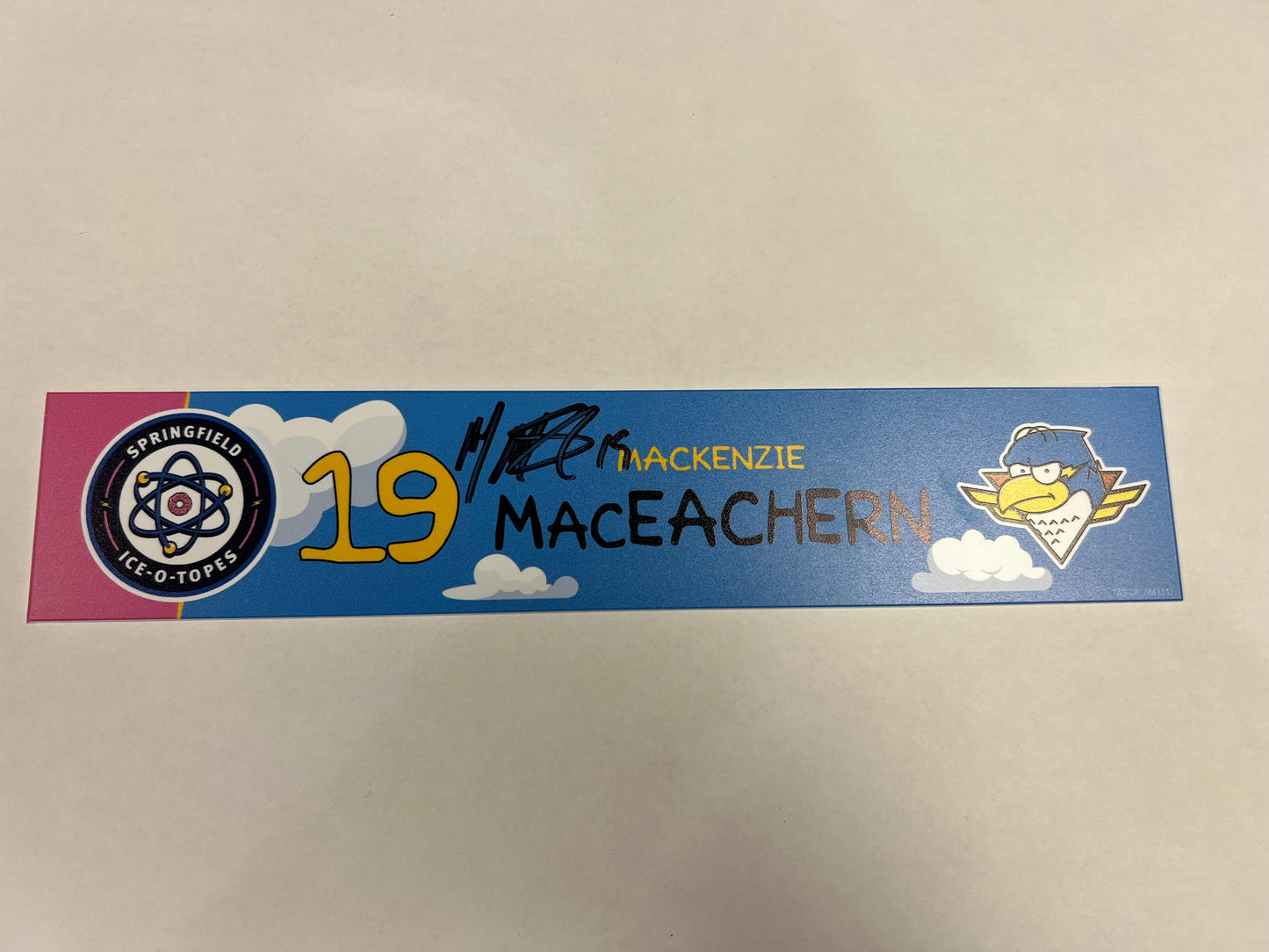 2024-25 Ice-O-Topes Locker Nameplate