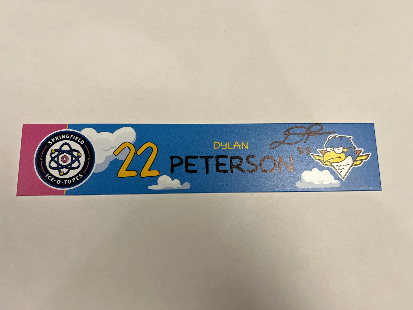 2024-25 Ice-O-Topes Locker Nameplate