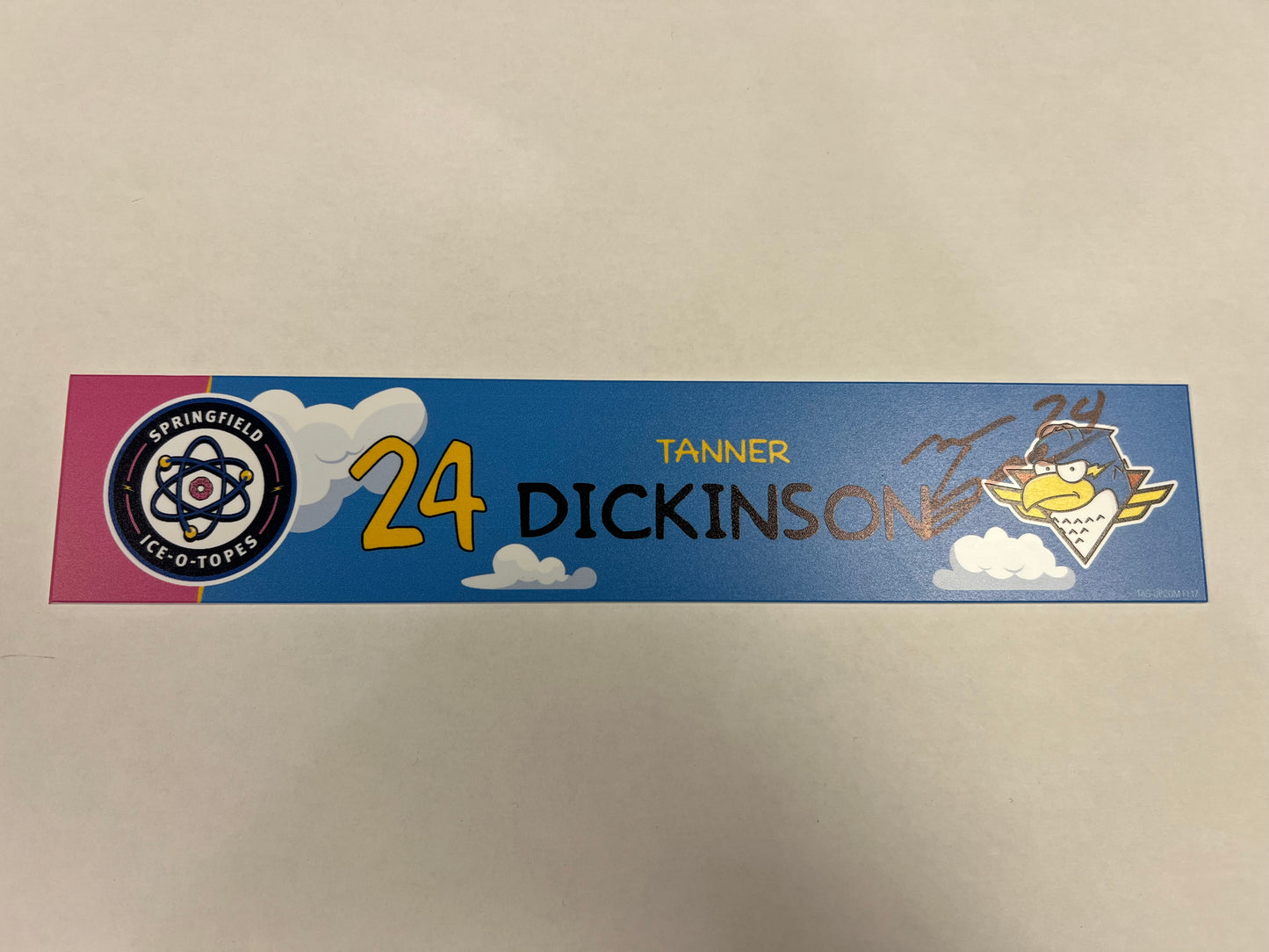 2024-25 Ice-O-Topes Locker Nameplate