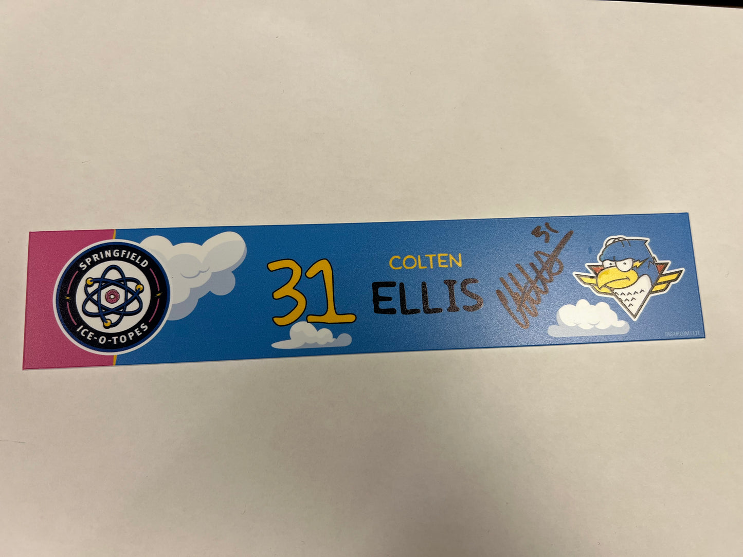 2024-25 Ice-O-Topes Locker Nameplate