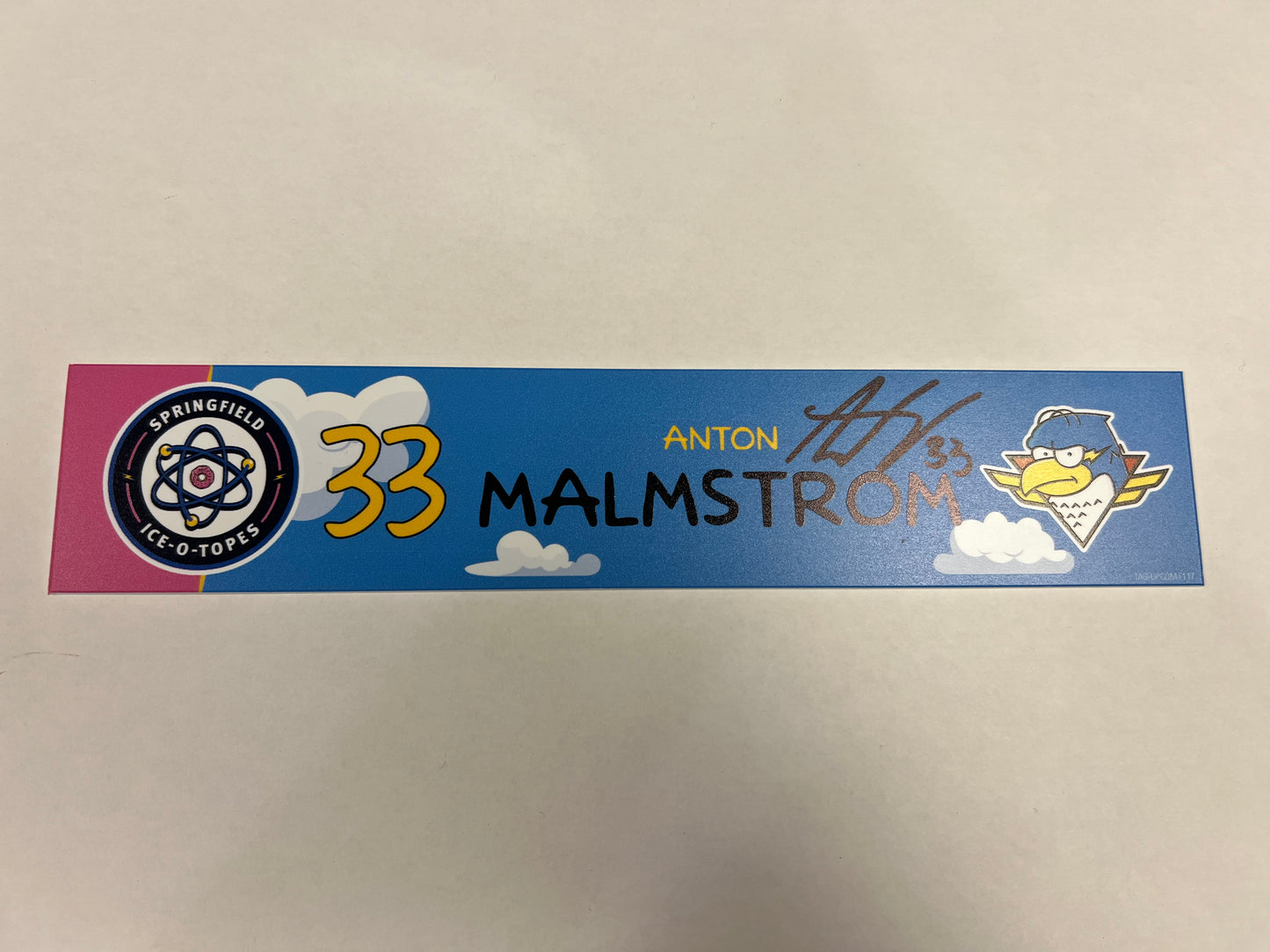 2024-25 Ice-O-Topes Locker Nameplate