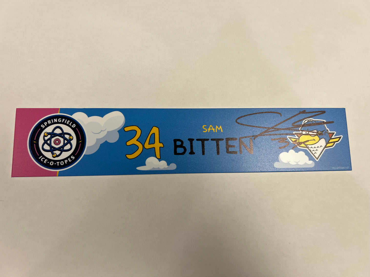 2024-25 Ice-O-Topes Locker Nameplate