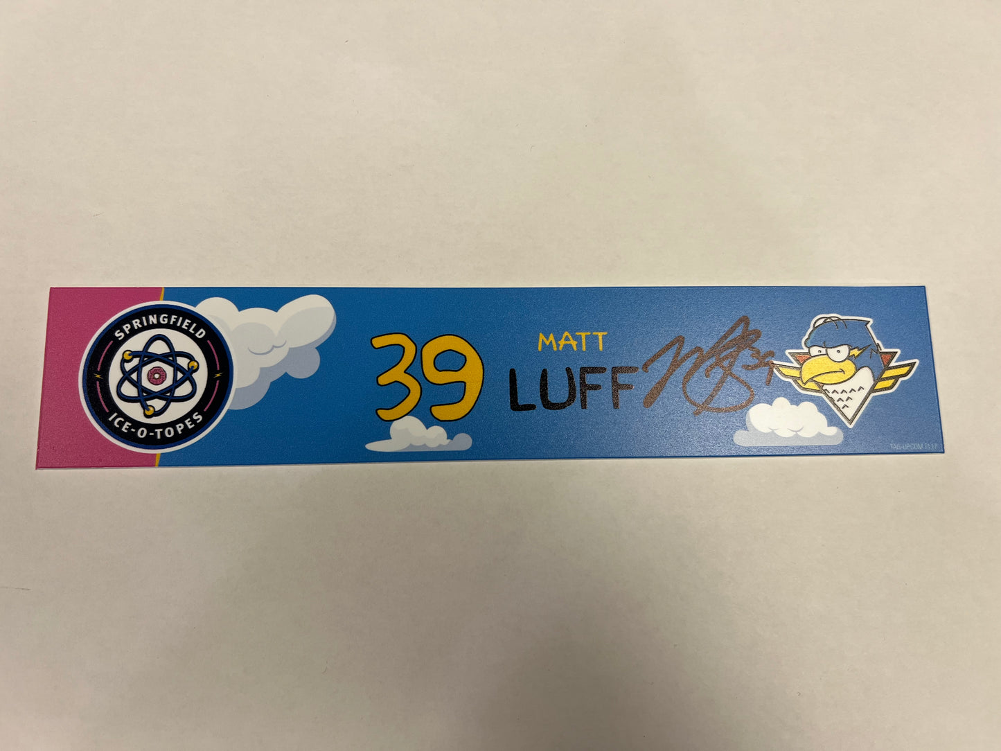 2024-25 Ice-O-Topes Locker Nameplate