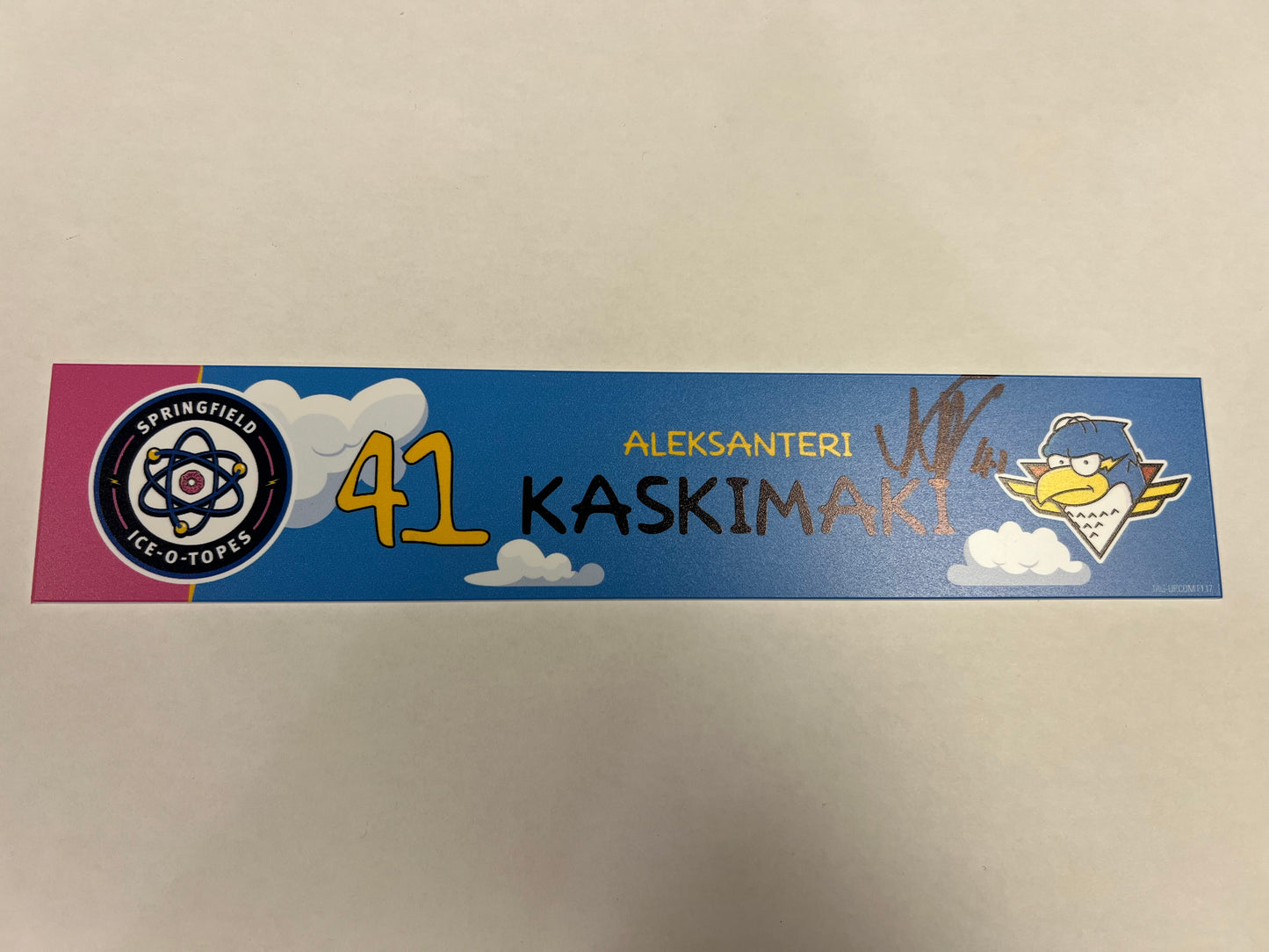 2024-25 Ice-O-Topes Locker Nameplate