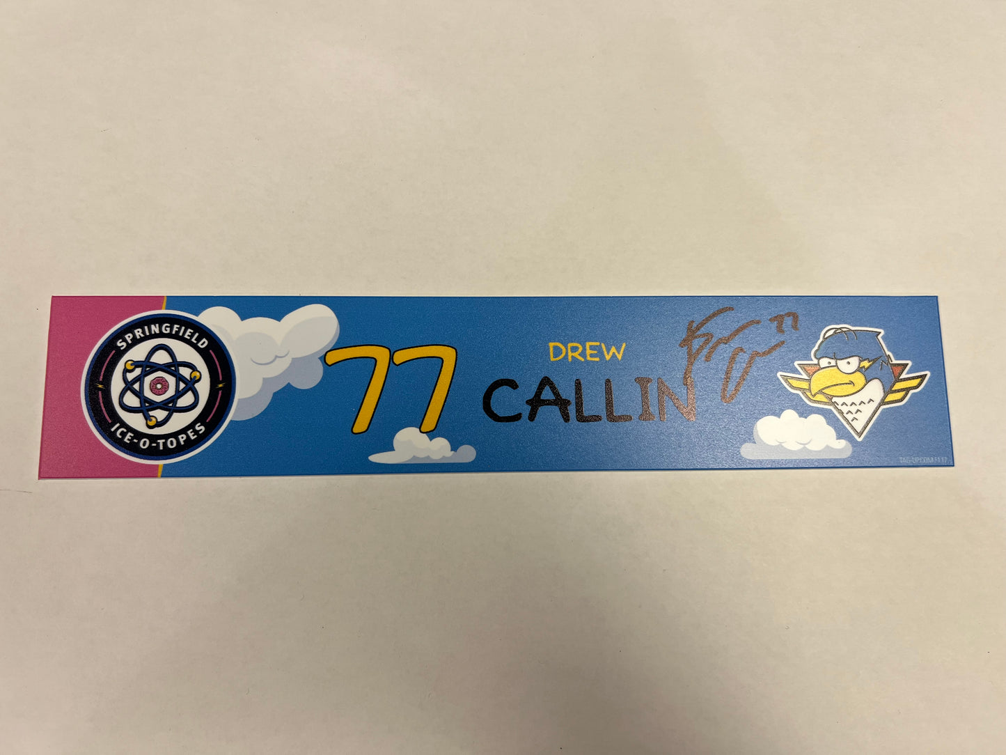 2024-25 Ice-O-Topes Locker Nameplate