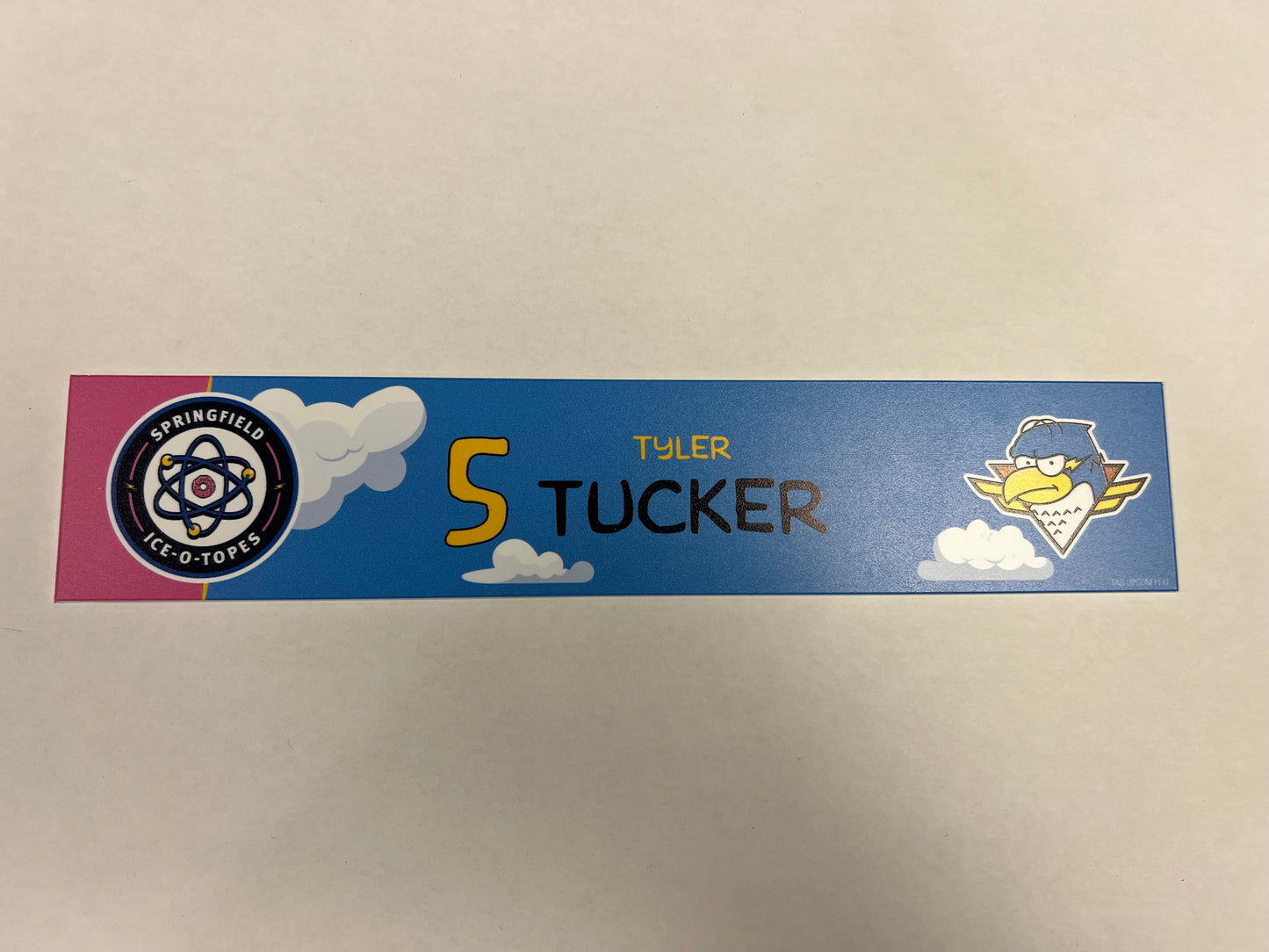 2024-25 Ice-O-Topes Locker Nameplate