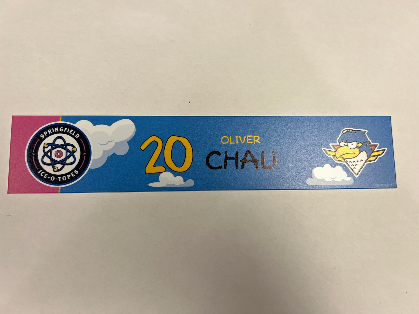 2024-25 Ice-O-Topes Locker Nameplate