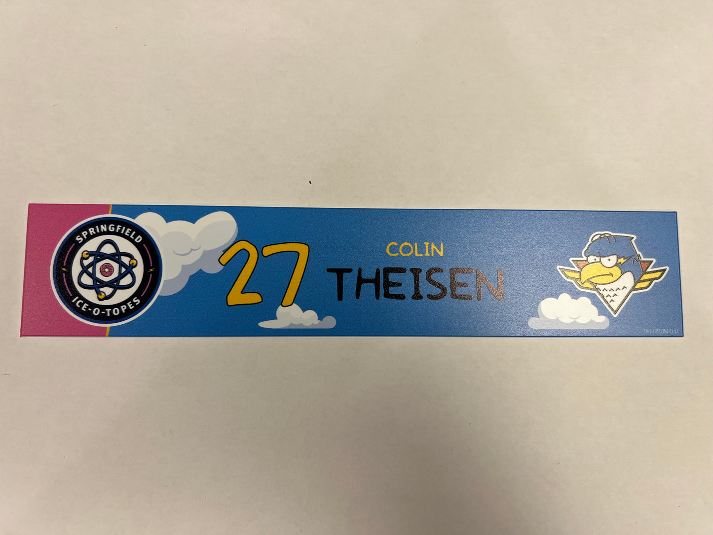 2024-25 Ice-O-Topes Locker Nameplate
