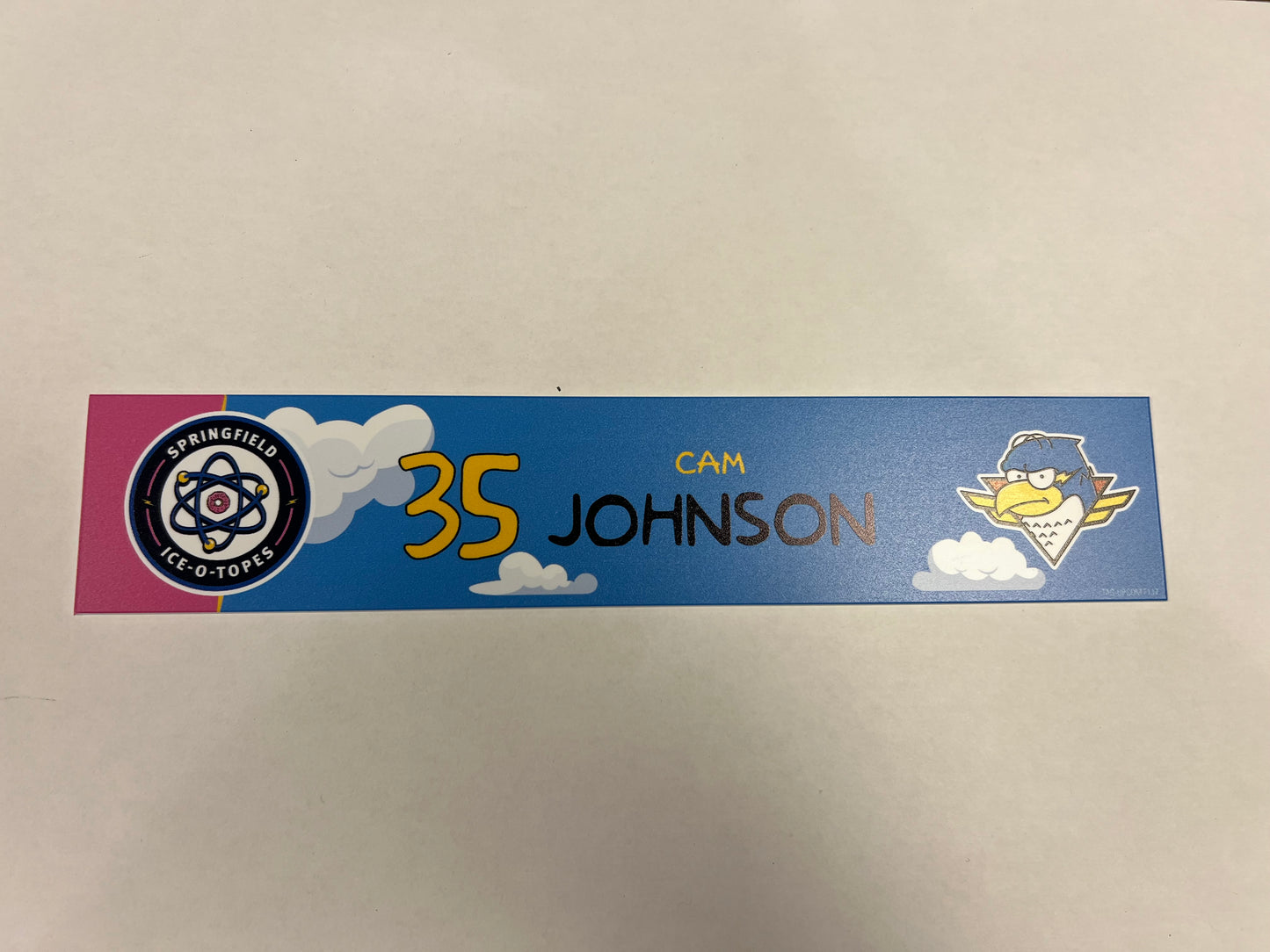 2024-25 Ice-O-Topes Locker Nameplate