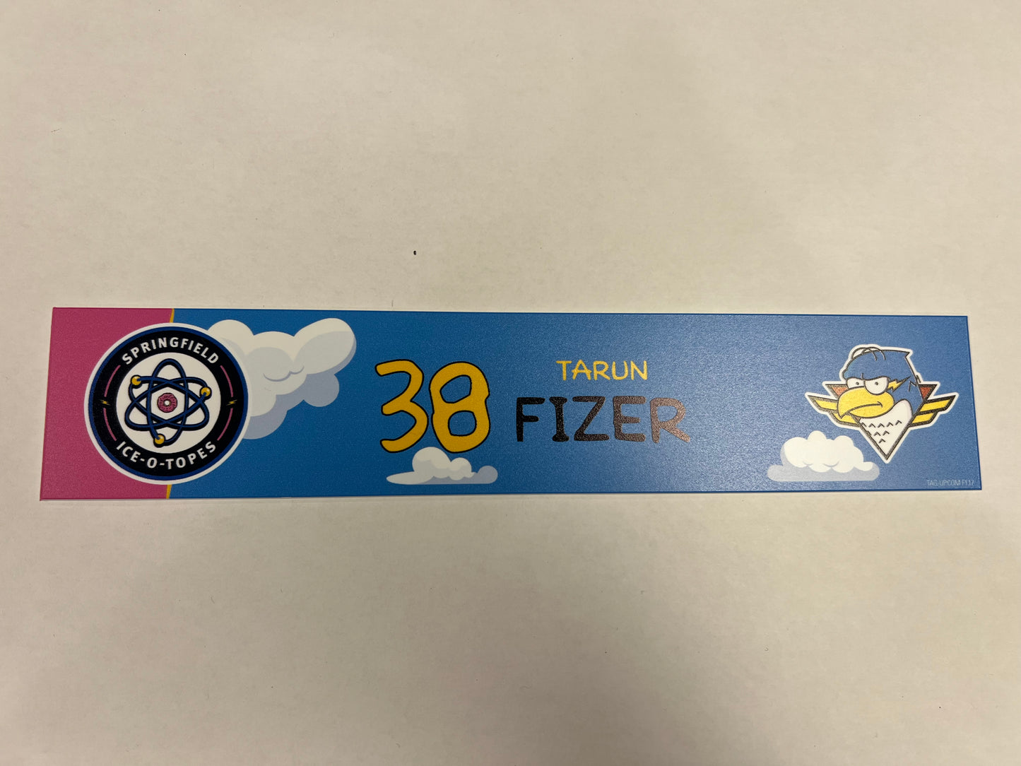 2024-25 Ice-O-Topes Locker Nameplate