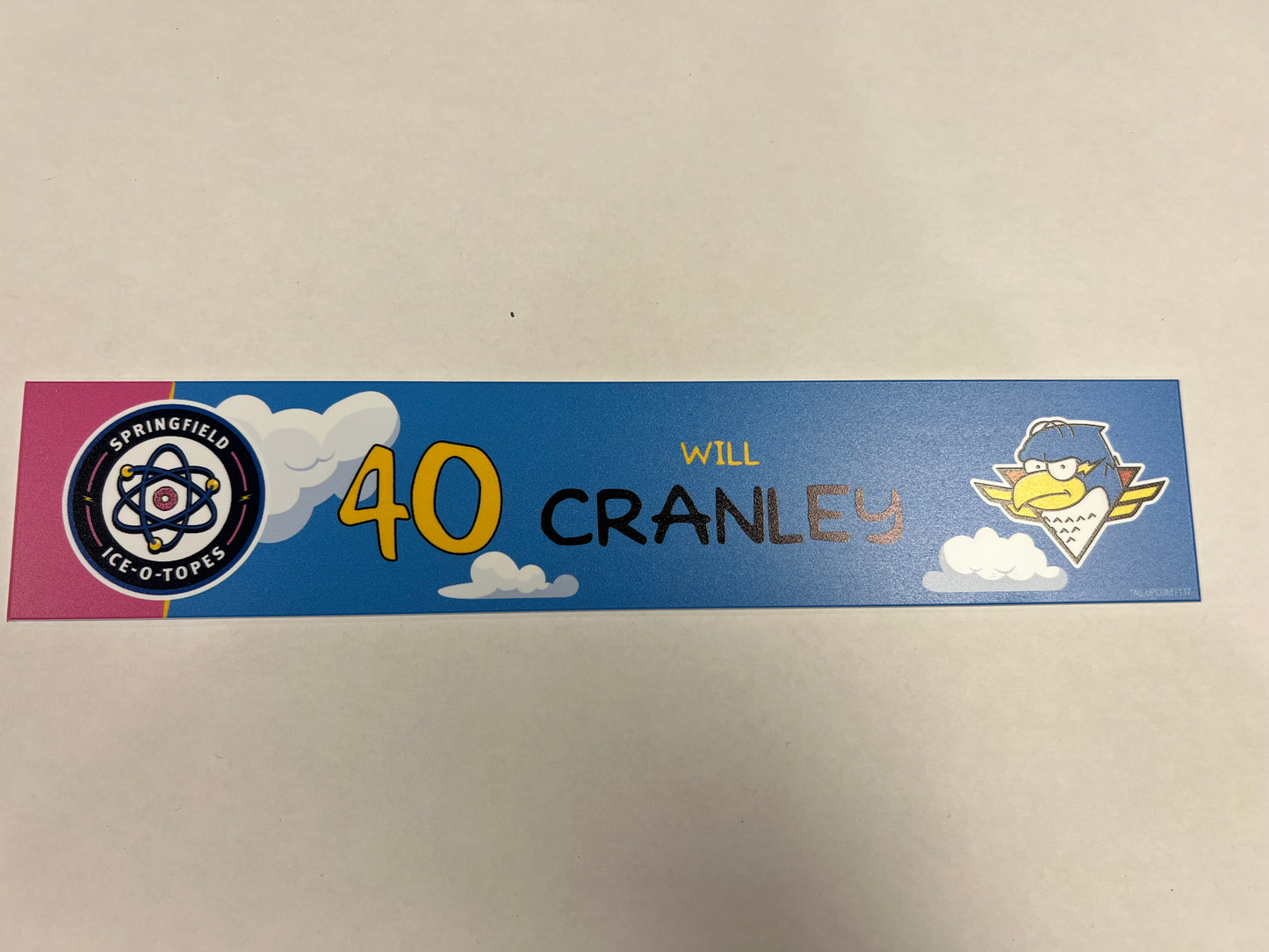2024-25 Ice-O-Topes Locker Nameplate