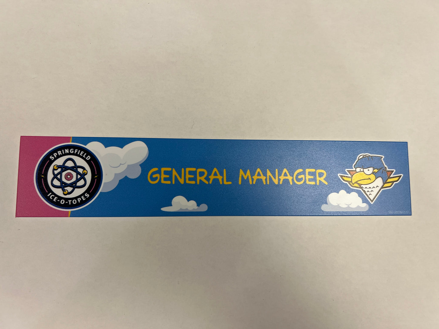 2024-25 Ice-O-Topes Locker Nameplate