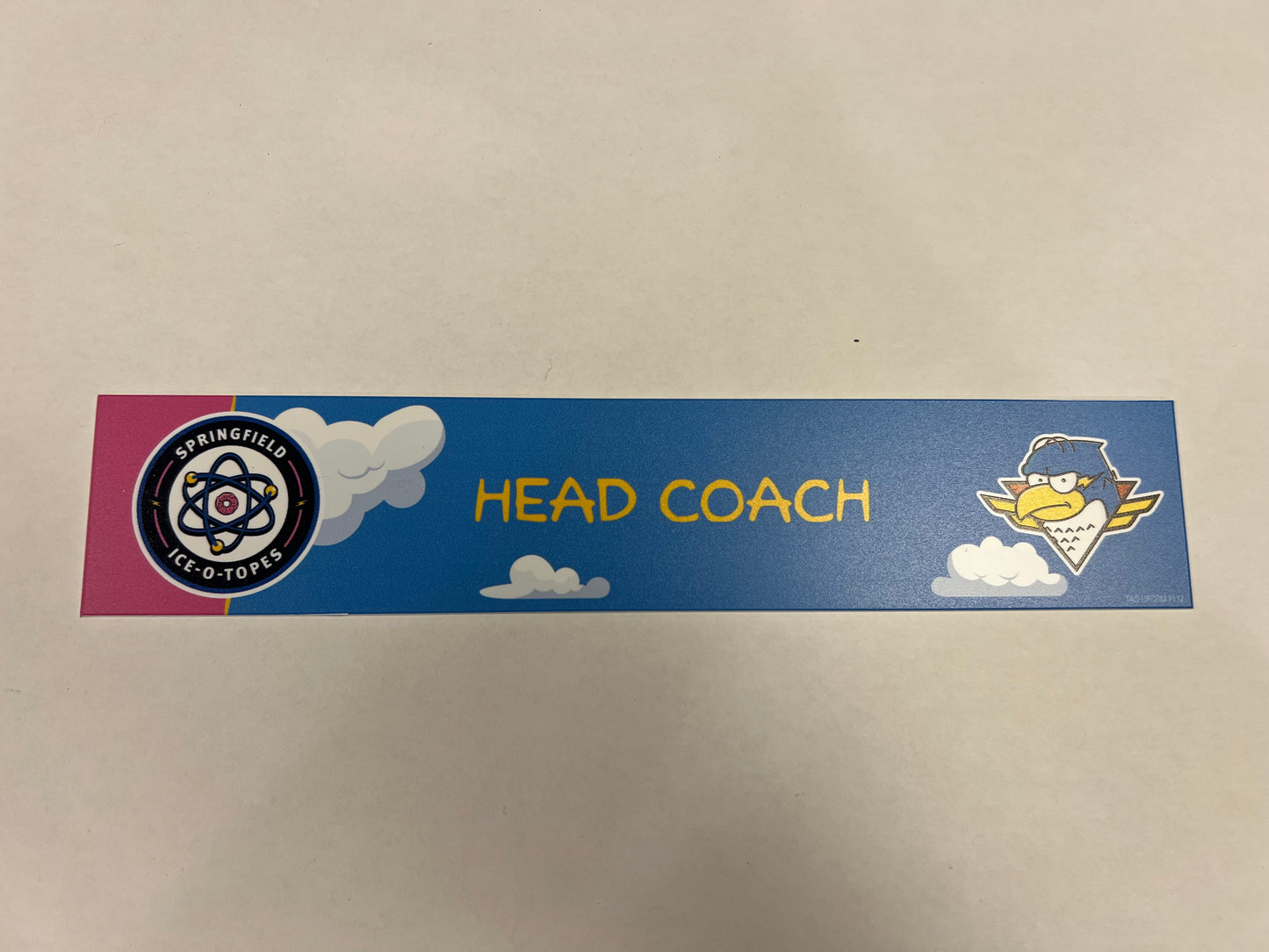 2024-25 Ice-O-Topes Locker Nameplate