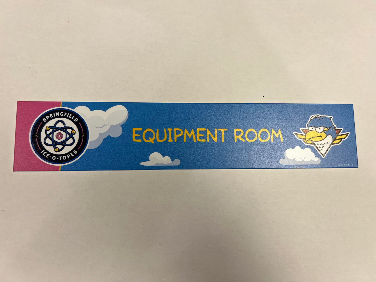 2024-25 Ice-O-Topes Locker Nameplate