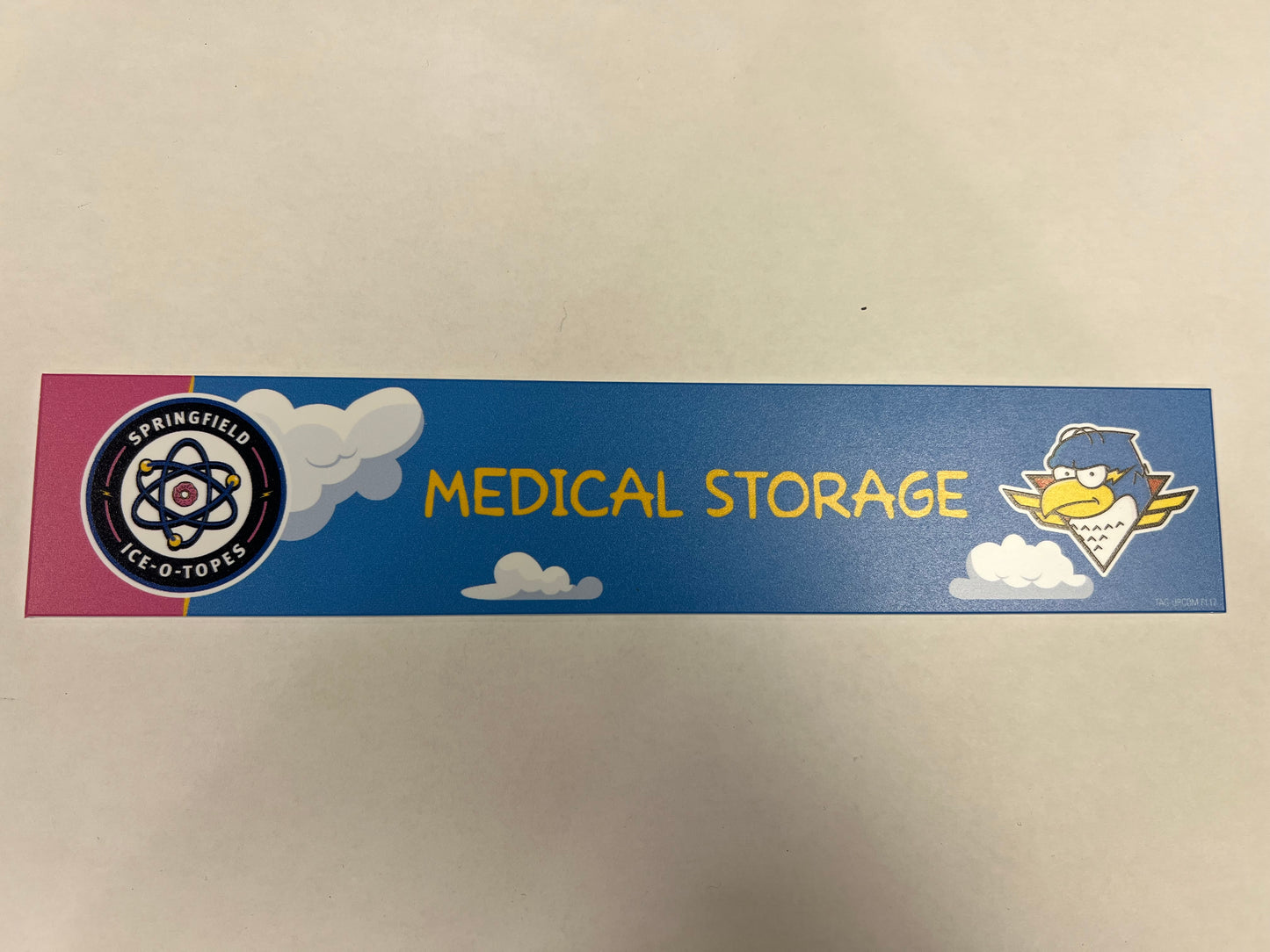 2024-25 Ice-O-Topes Locker Nameplate