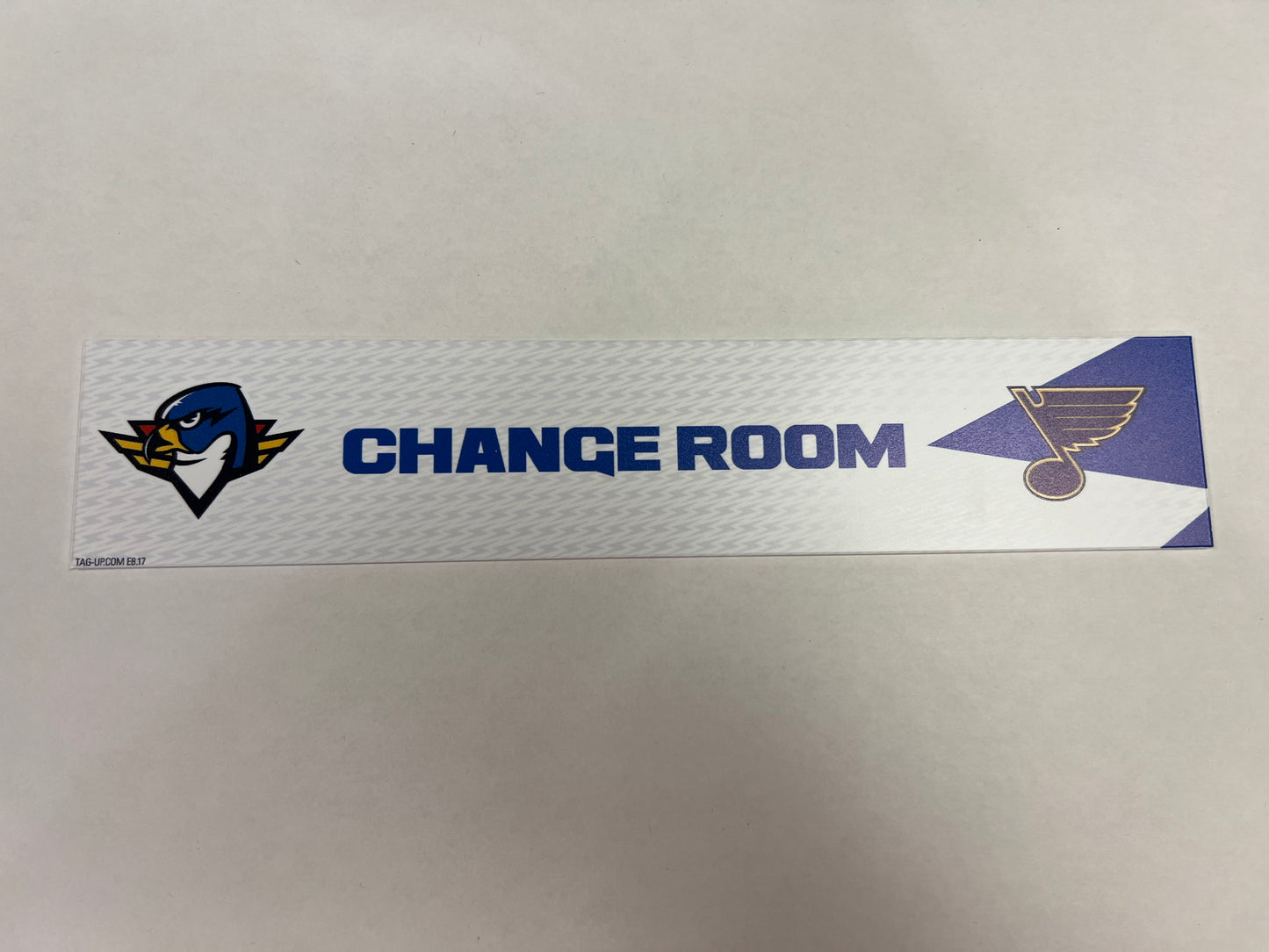 2024-25 T-Birds Regular Season Locker Nameplate - Blue